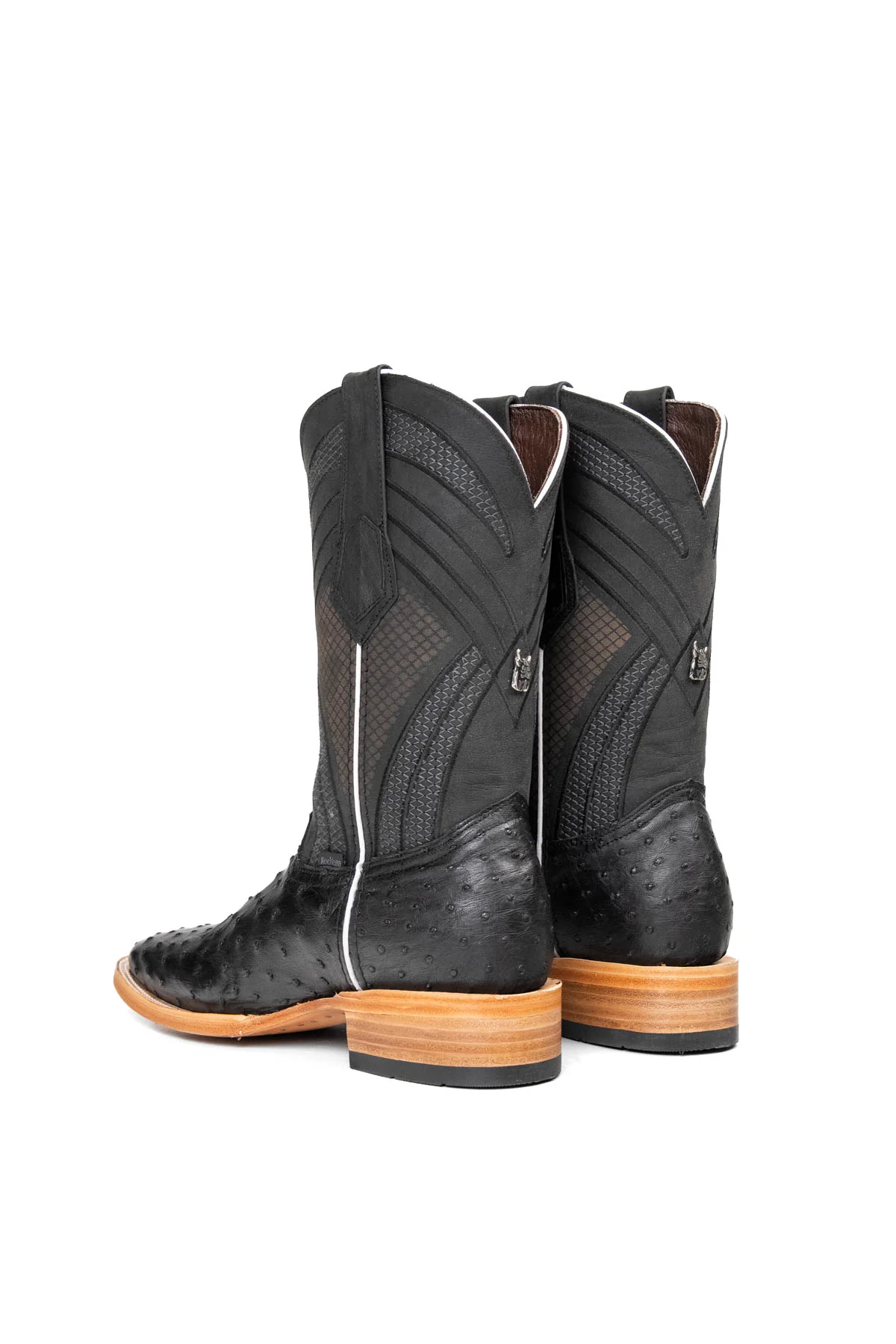 Monroe Ostrich Square Toe Cowboy Boot - Image 21