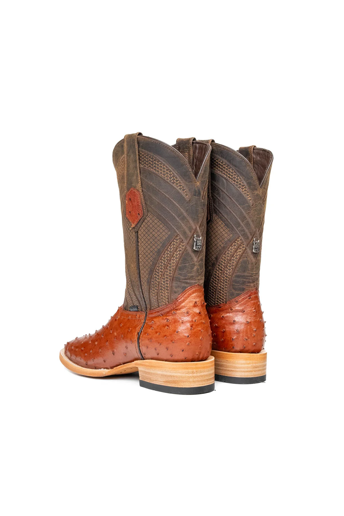 Monroe Ostrich Square Toe Cowboy Boot - Image 27