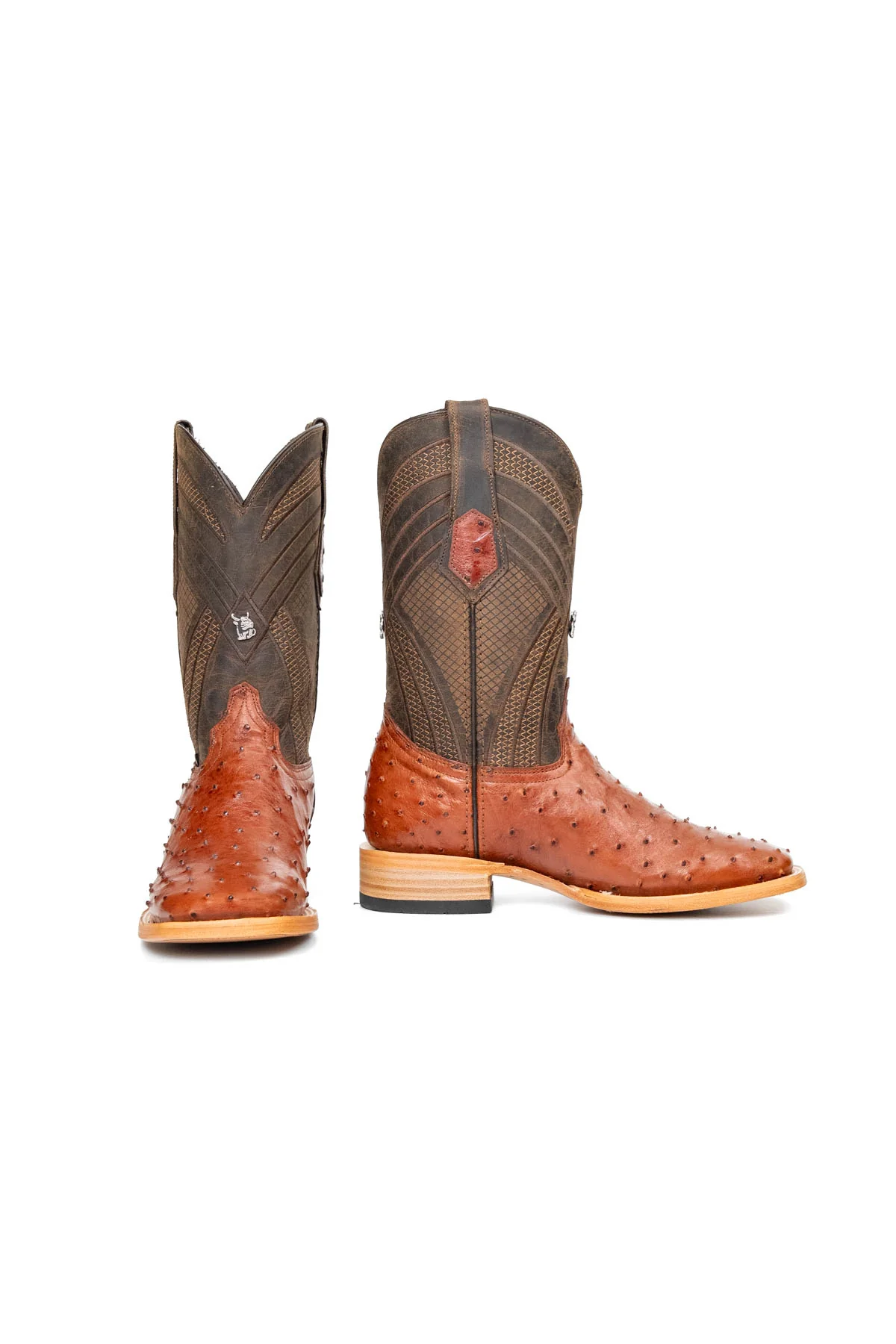 Monroe Ostrich Square Toe Cowboy Boot - Image 28
