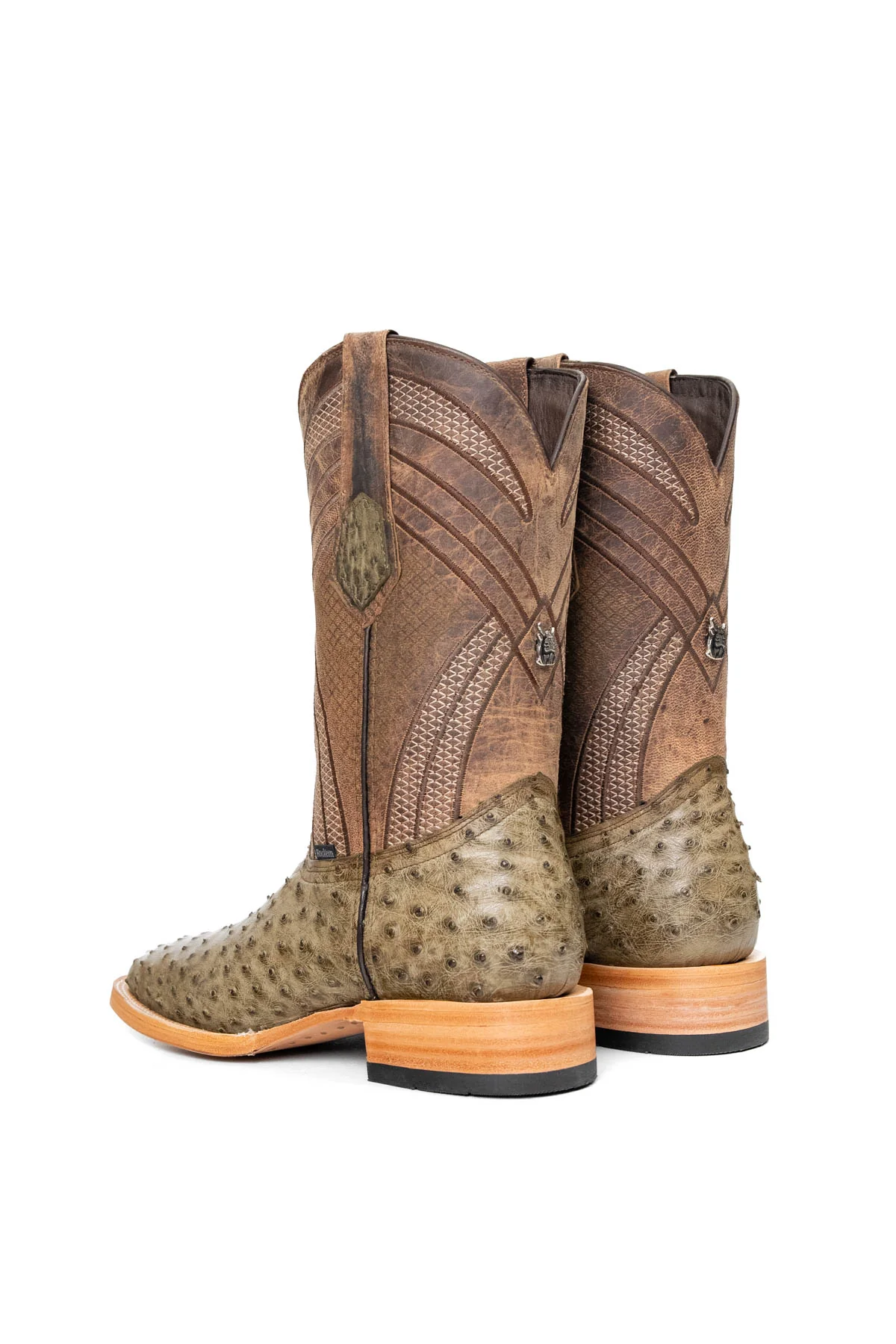 Monroe Ostrich Square Toe Cowboy Boot - Image 3