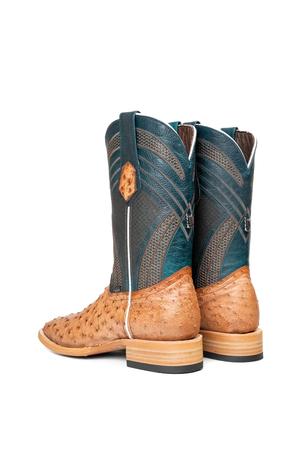Monroe Ostrich Square Toe Cowboy Boot - Image 33