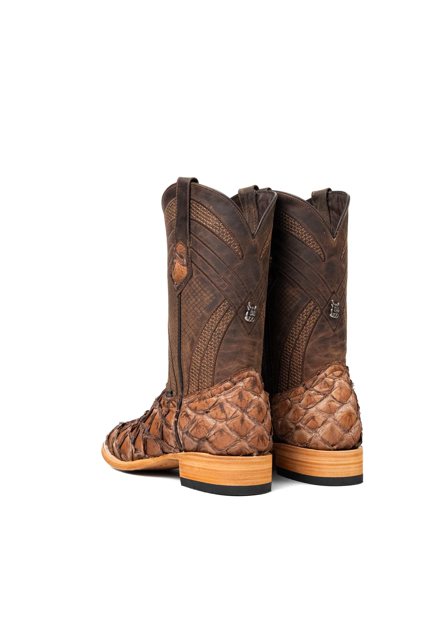 Monroe Pirarucu Square Toe Cowboy Boot - Image 3