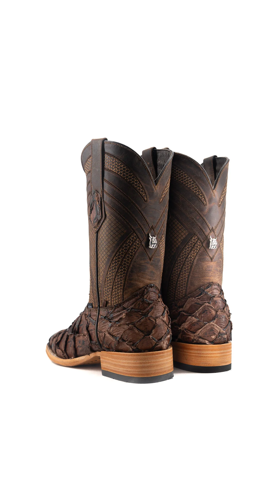 Monroe Pirarucu Square Toe Cowboy Boot - Image 9