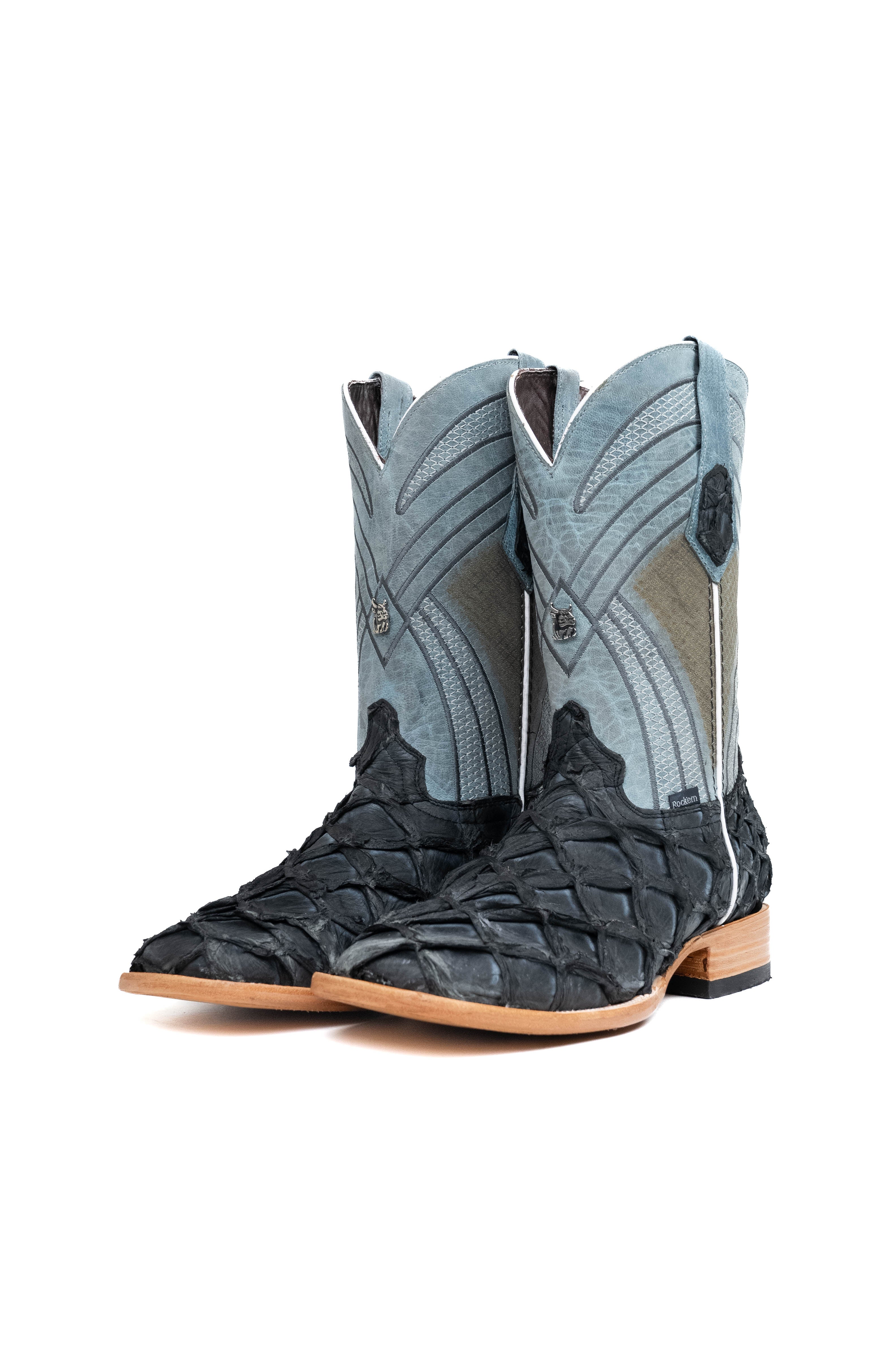 Monroe Pirarucu Square Toe Cowboy Boot - Image 12