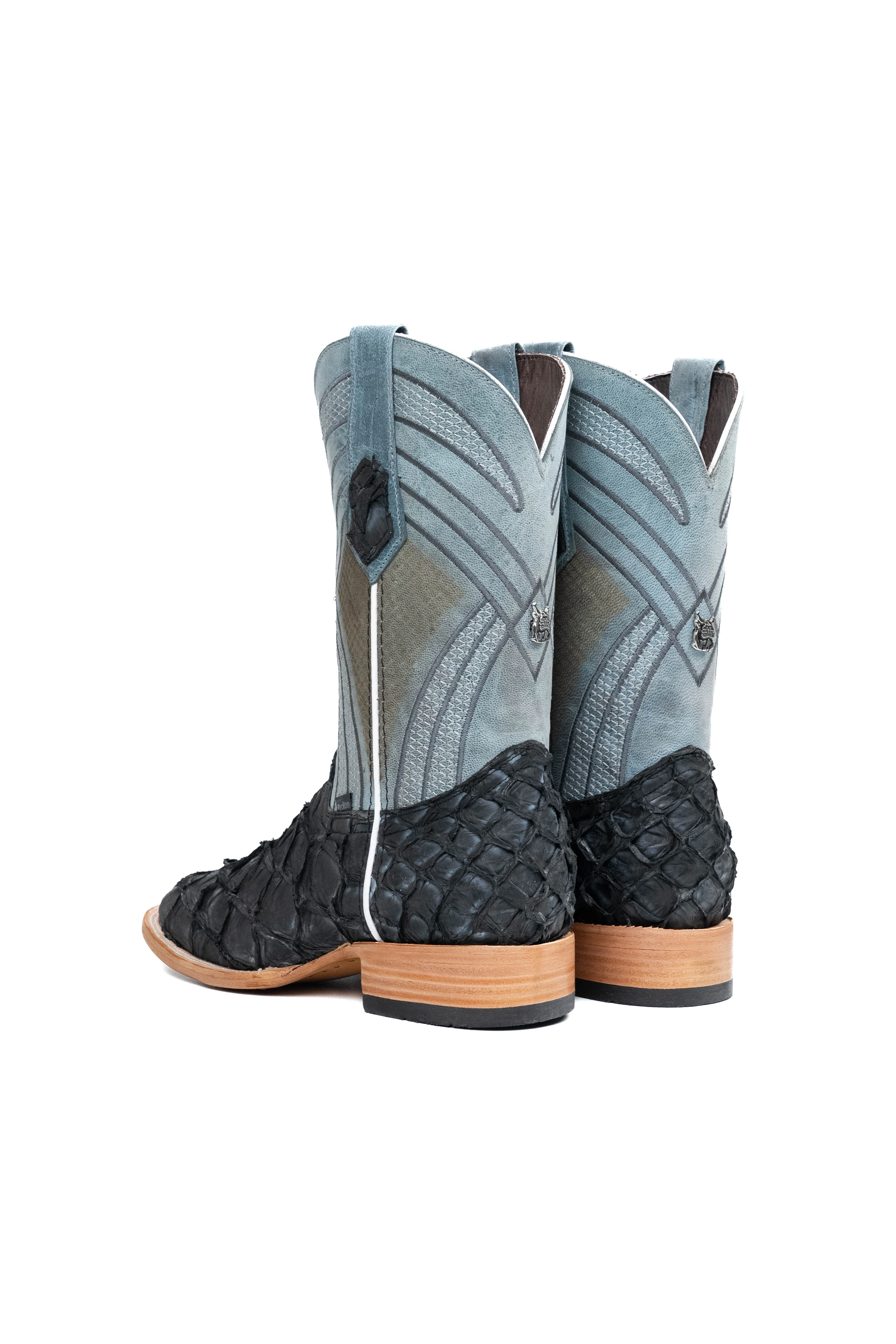 Monroe Pirarucu Square Toe Cowboy Boot - Image 13