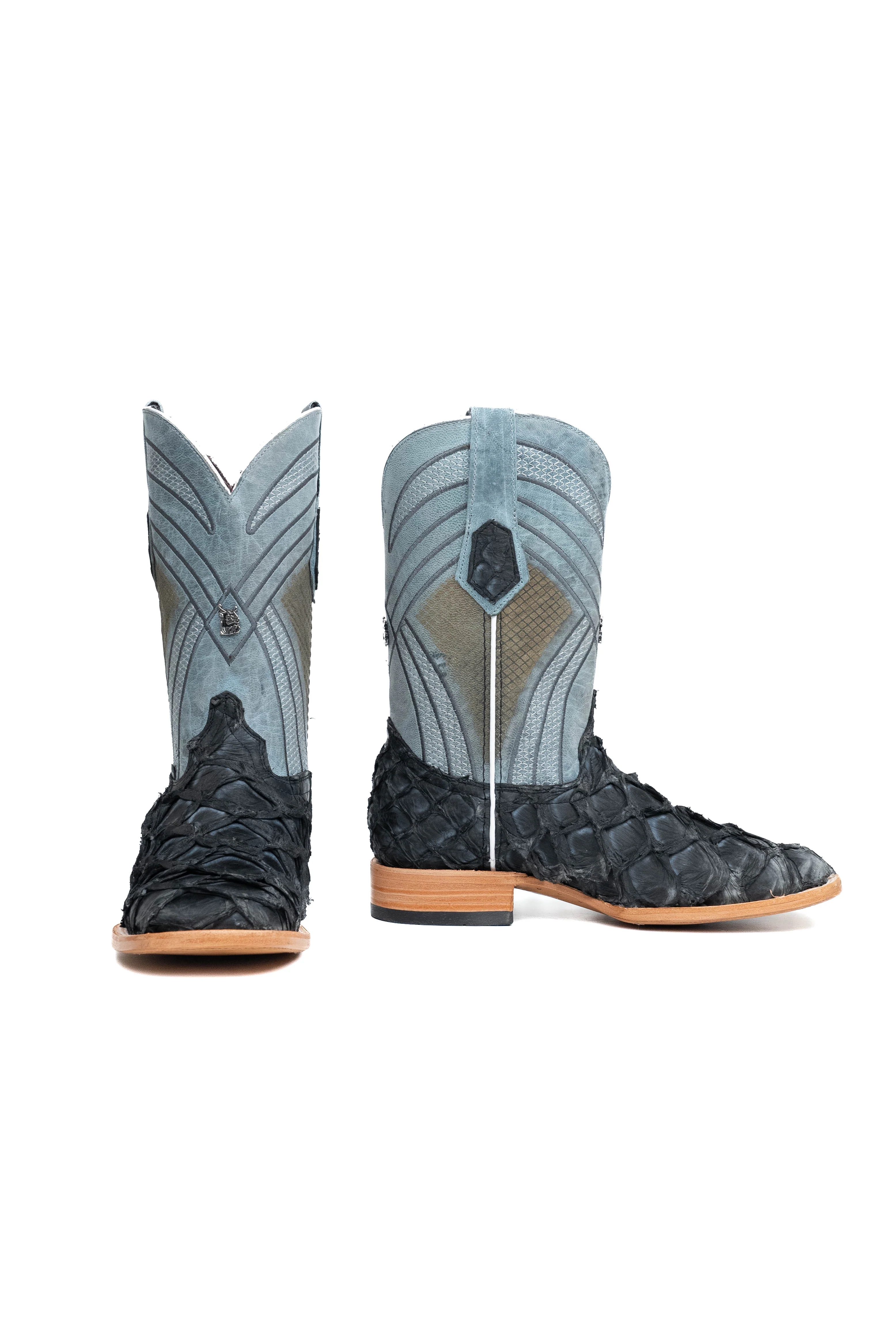 Monroe Pirarucu Square Toe Cowboy Boot - Image 14