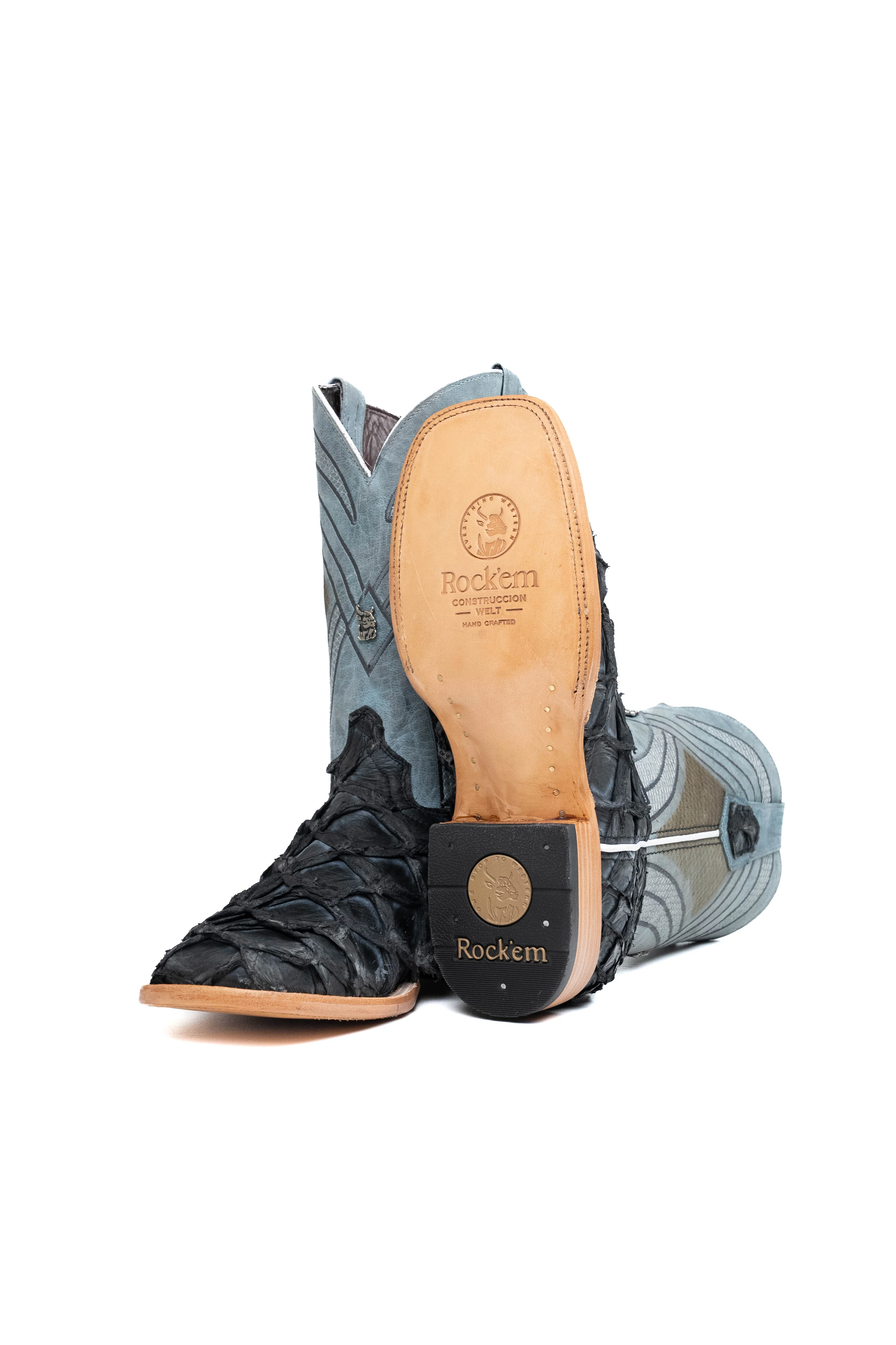 Monroe Pirarucu Square Toe Cowboy Boot - Image 15