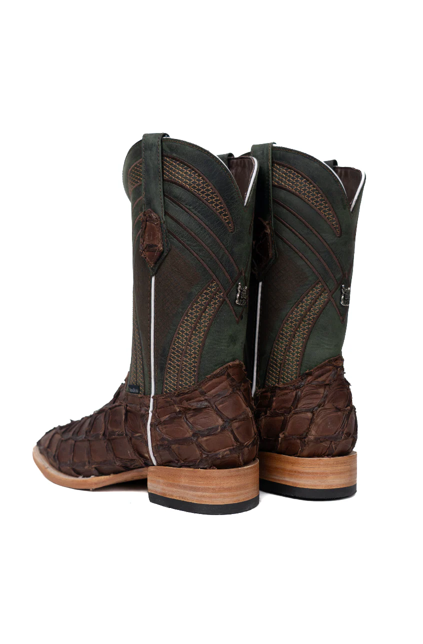Monroe Pirarucu Square Toe Cowboy Boot - Image 19