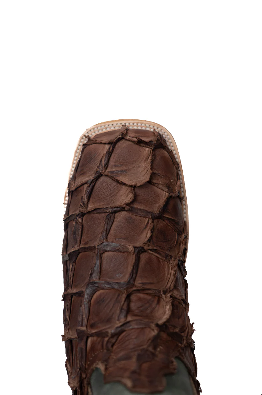 Monroe Pirarucu Square Toe Cowboy Boot - Image 22