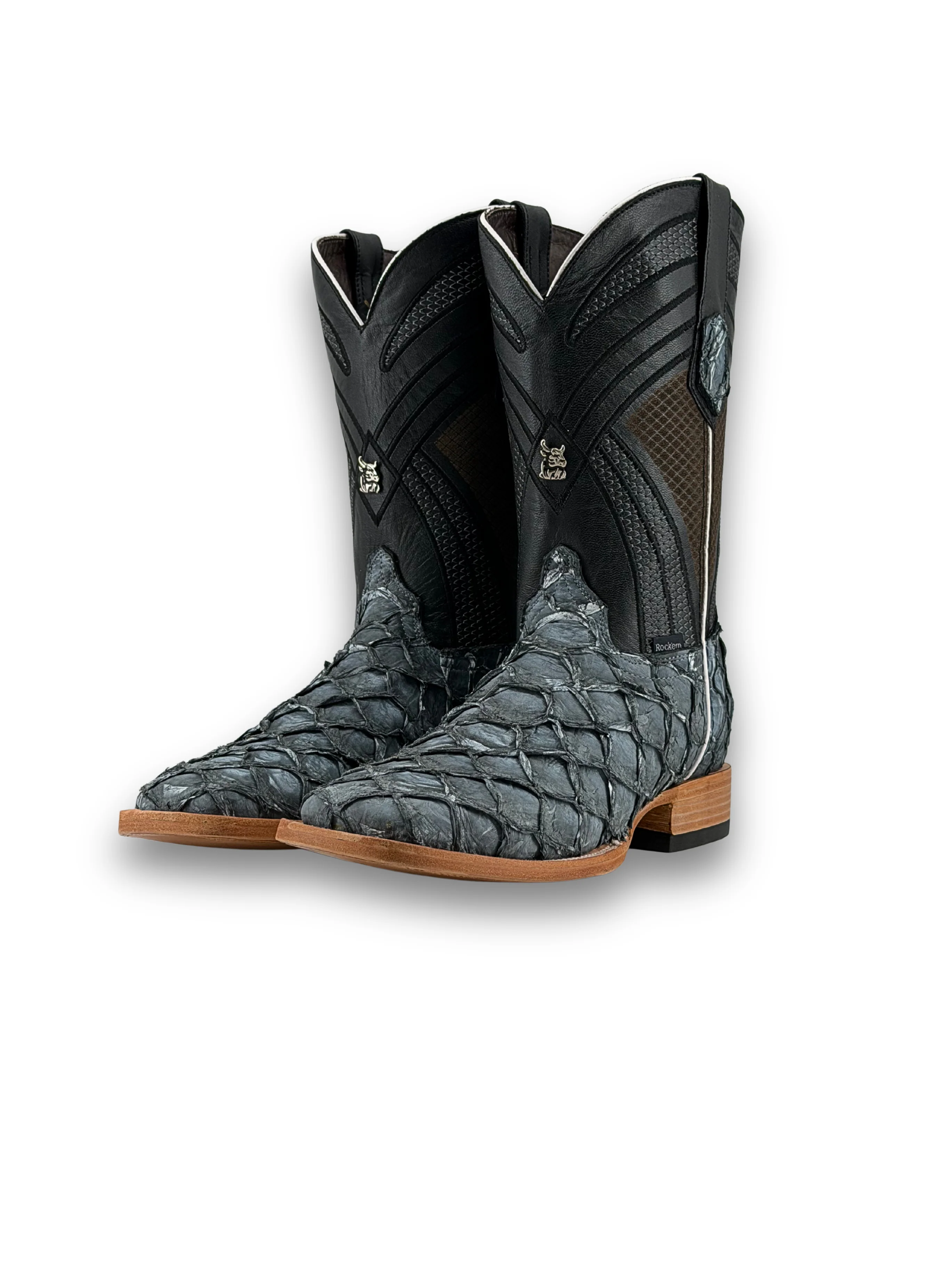 Monroe Pirarucu Square Toe Cowboy Boot - Image 23