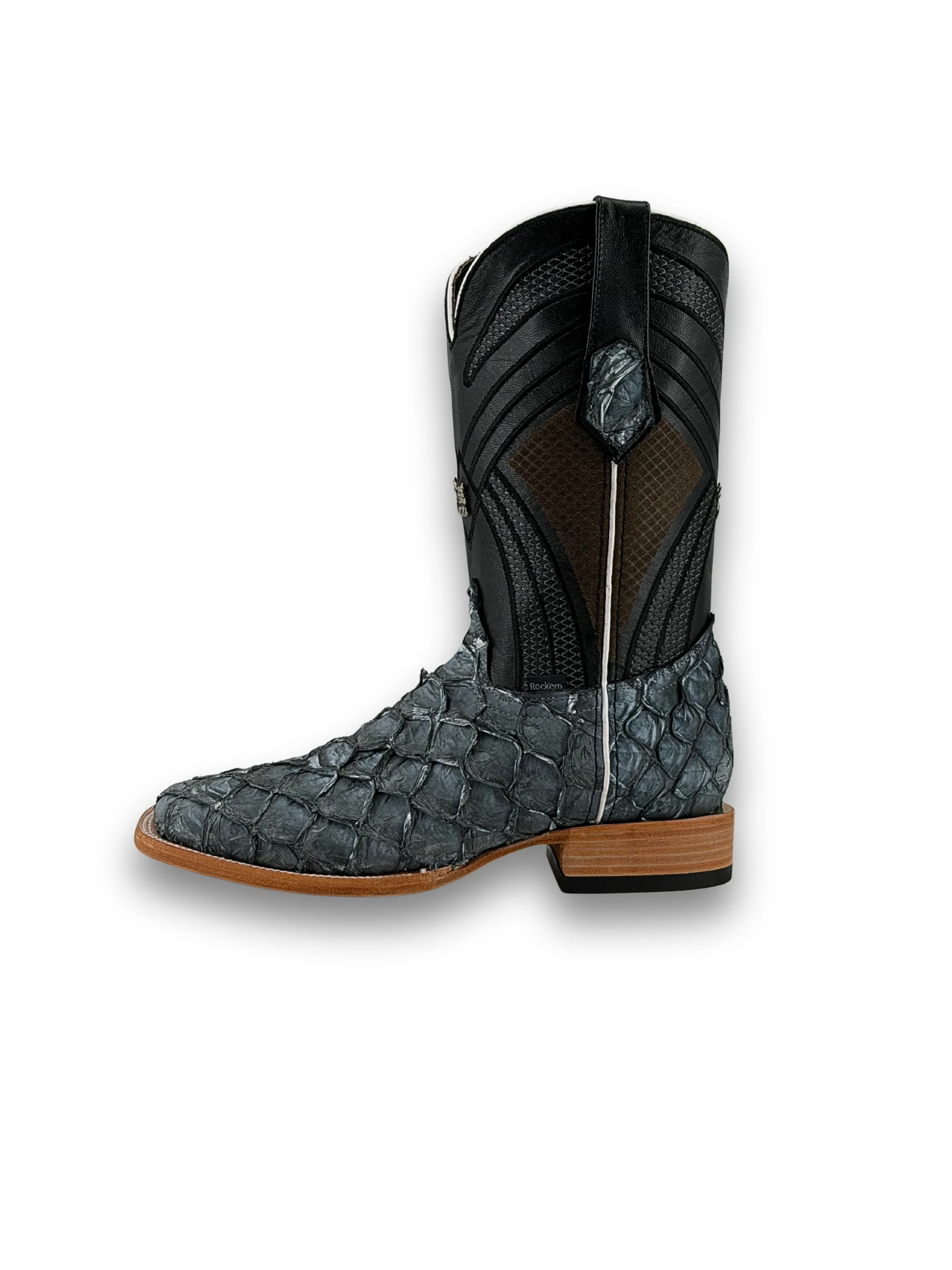 Monroe Pirarucu Square Toe Cowboy Boot - Image 24