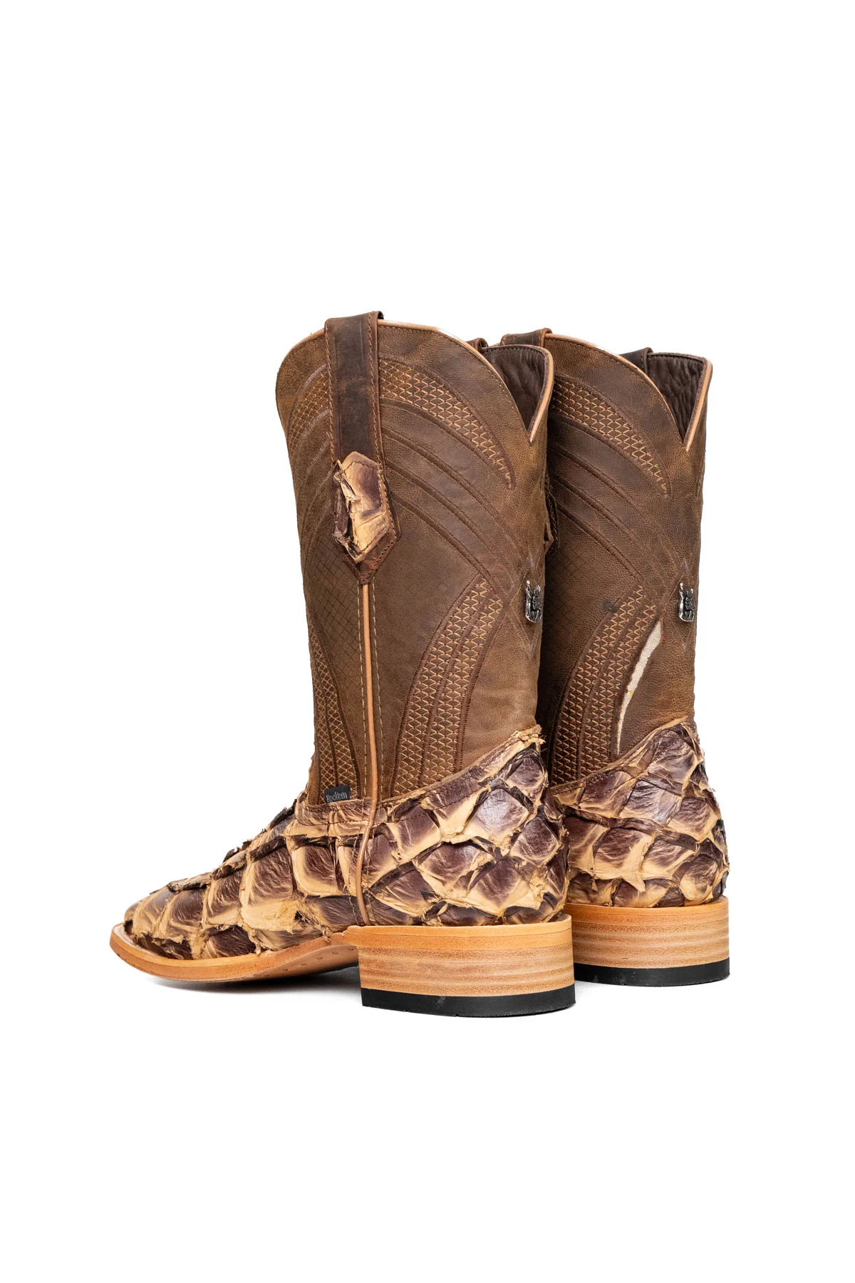 Monroe Pirarucu Square Toe Cowboy Boot - Image 3