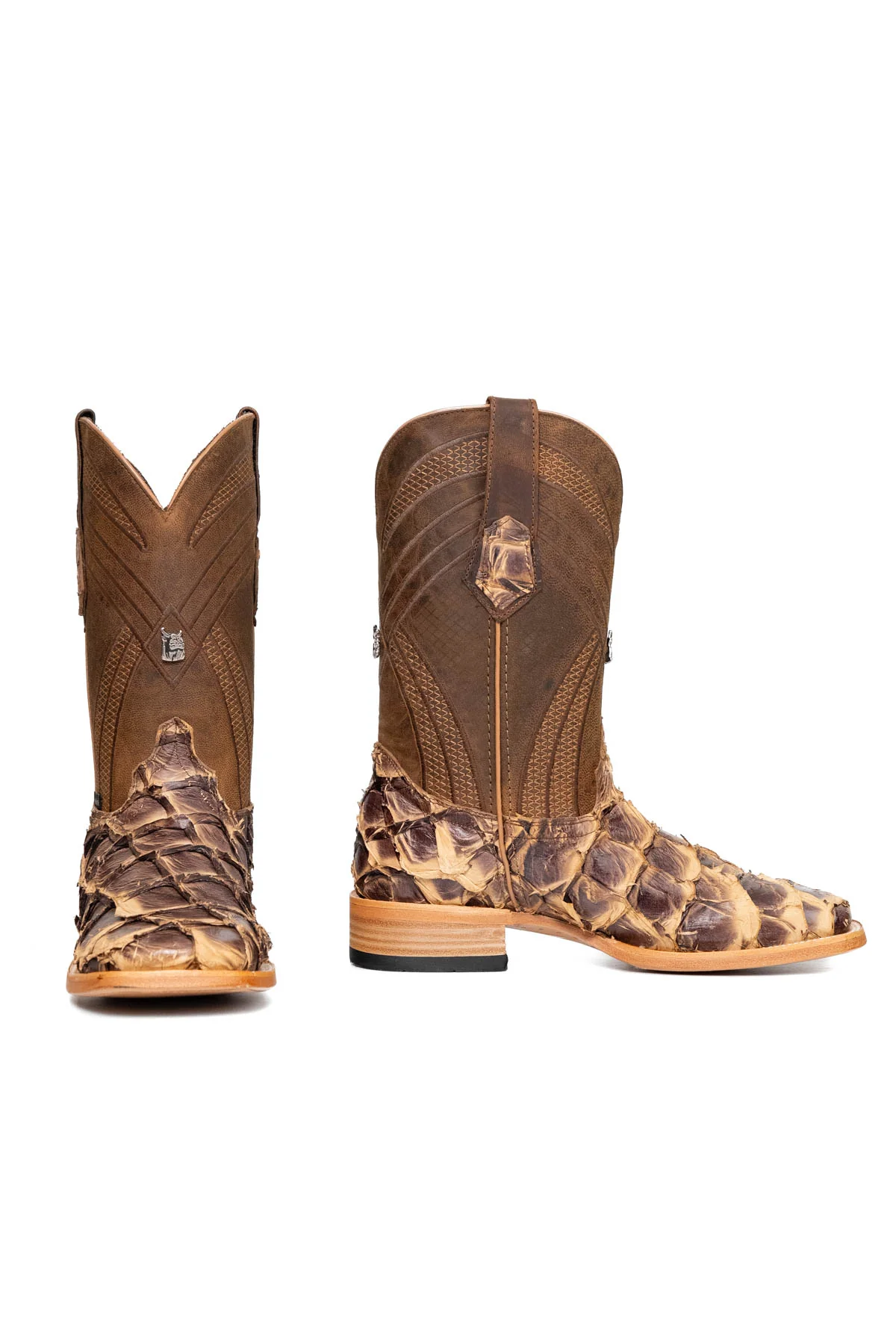 Monroe Pirarucu Square Toe Cowboy Boot - Image 4