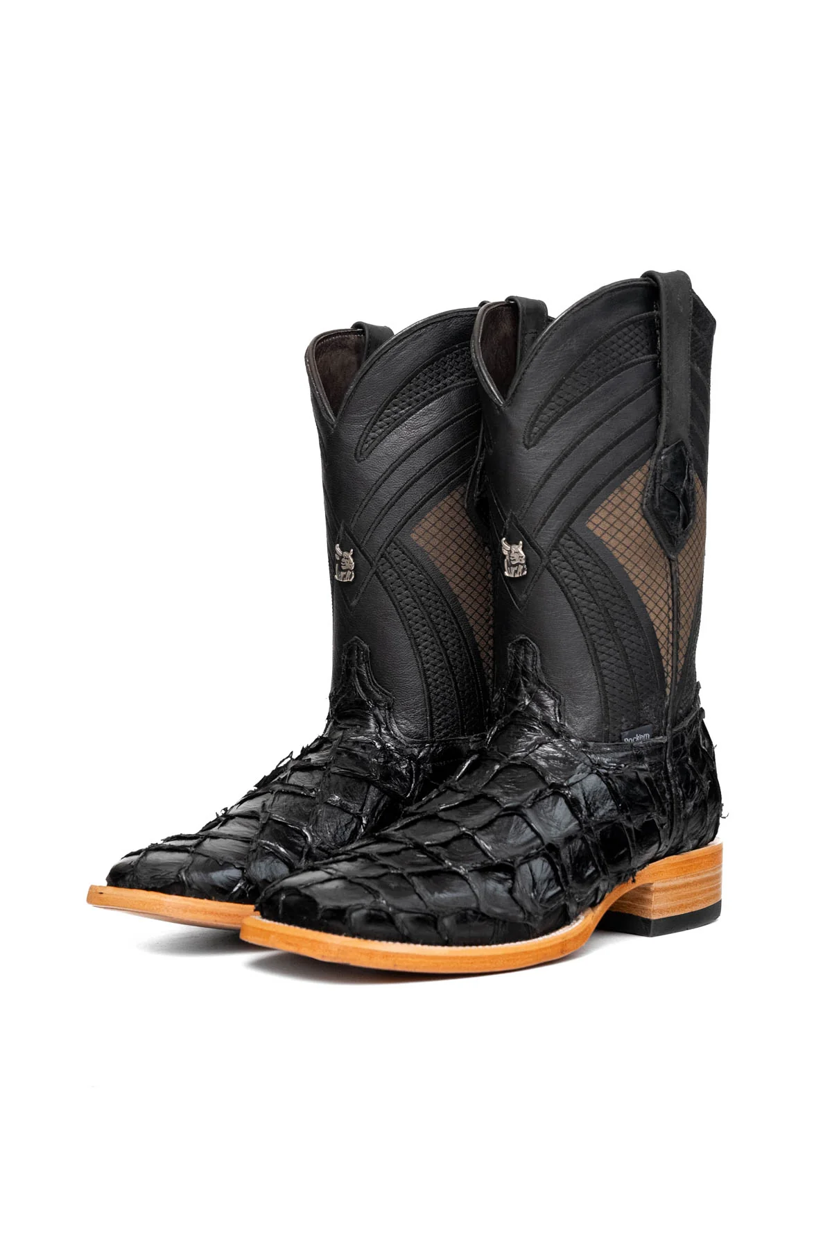 Monroe Pirarucu Square Toe Cowboy Boot - Image 7