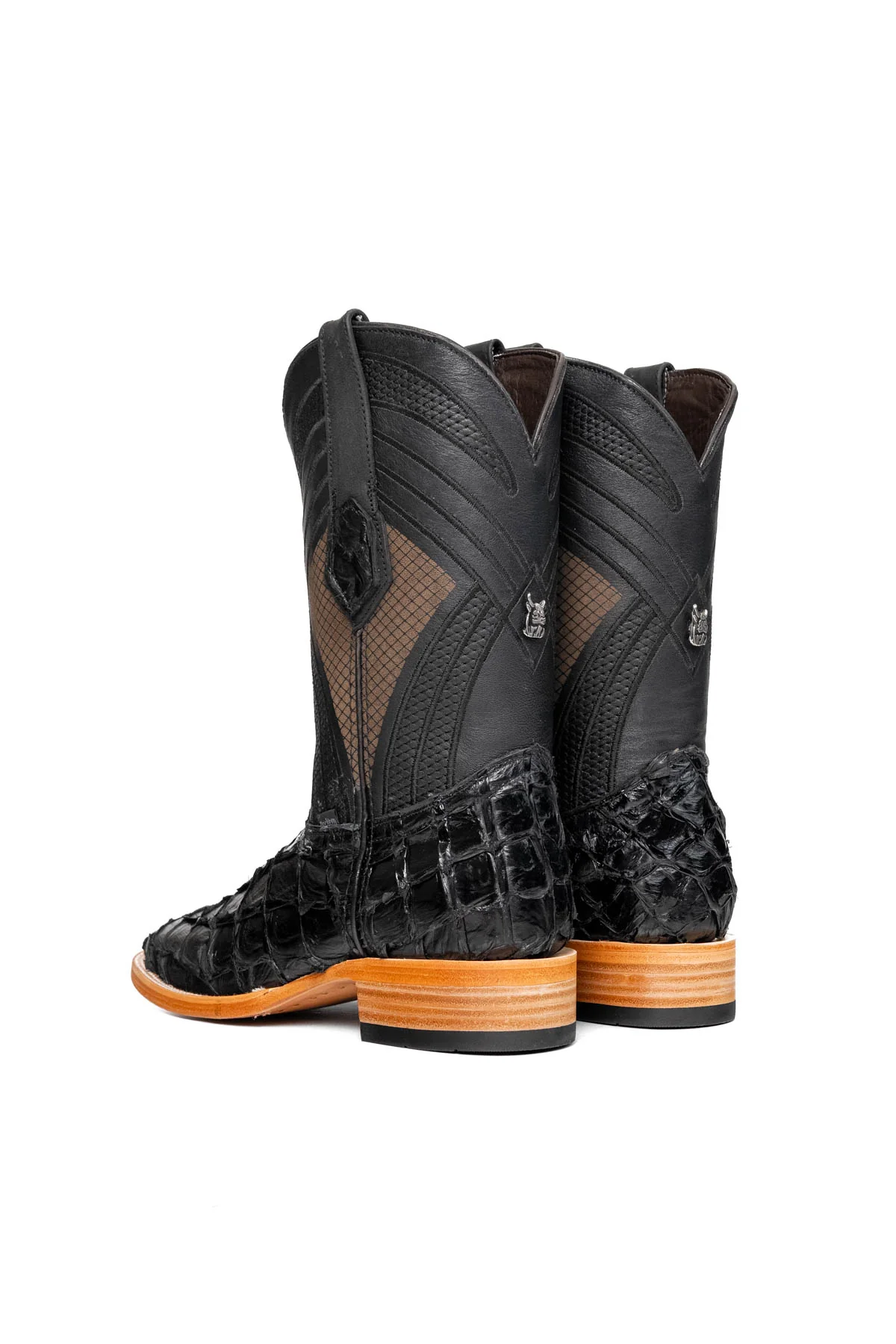 Monroe Pirarucu Square Toe Cowboy Boot - Image 9