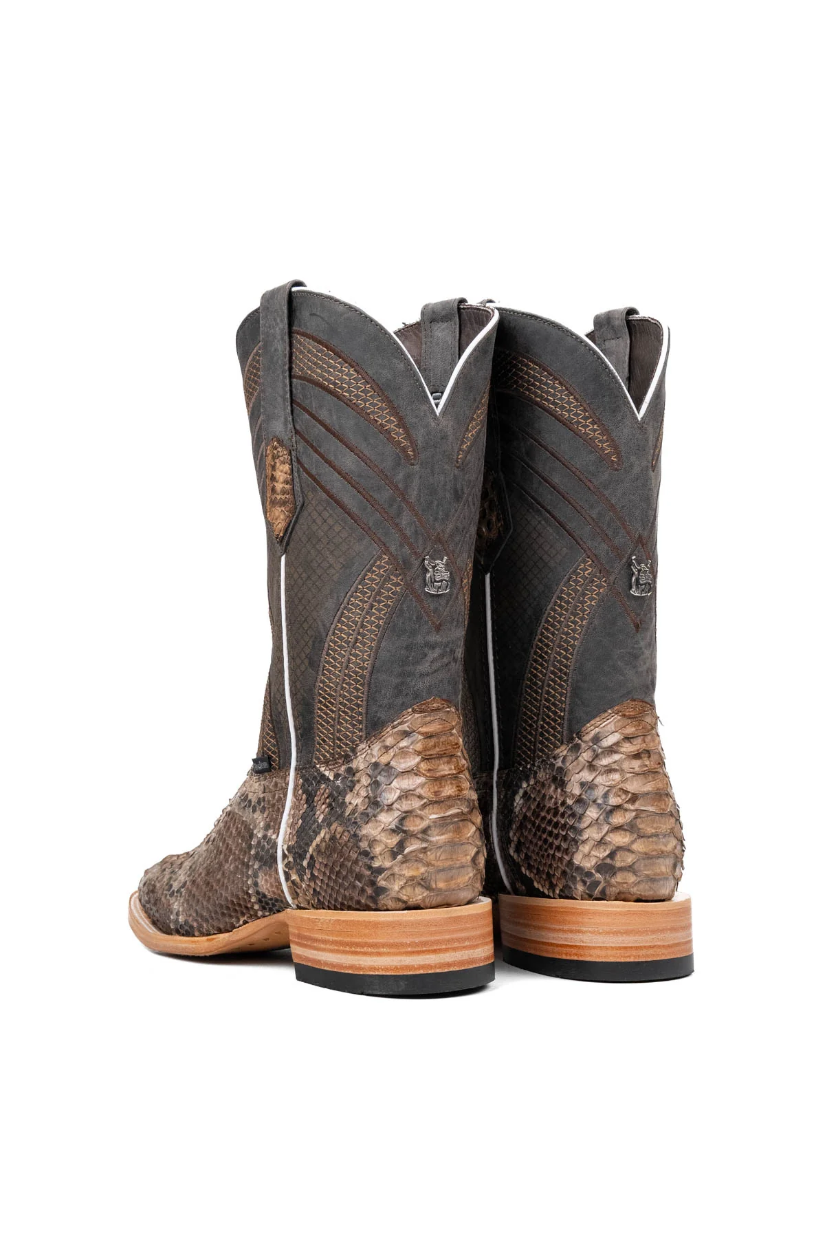 Monroe Python Exotic Square Toe Cowboy Boot - Image 20