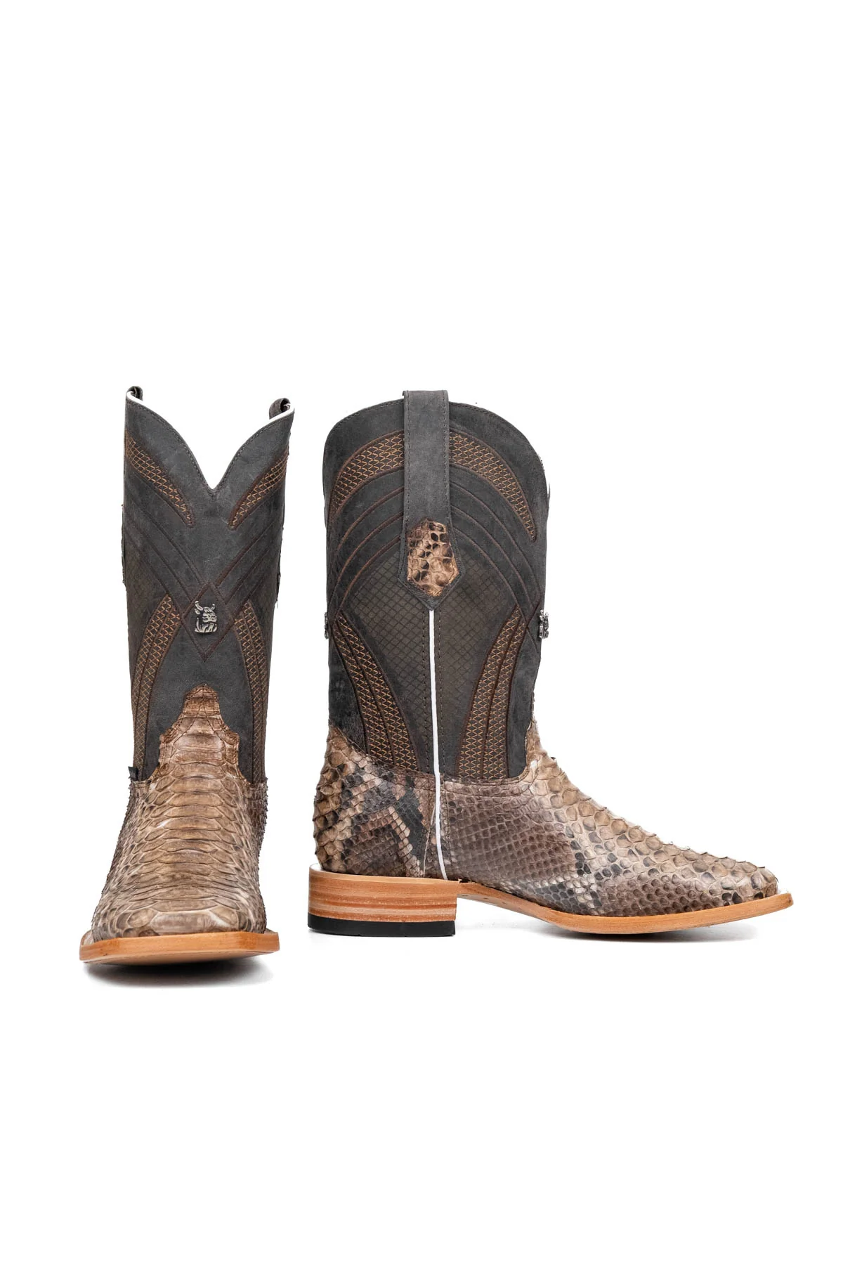 Monroe Python Exotic Square Toe Cowboy Boot - Image 21