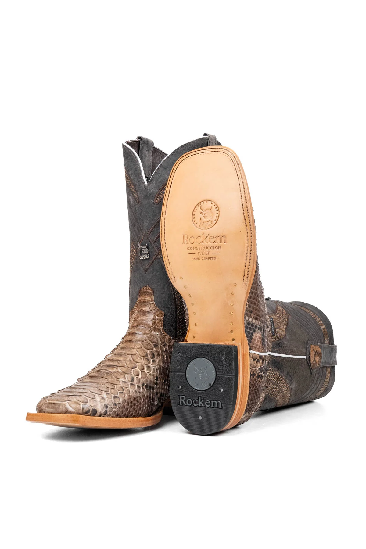 Monroe Python Exotic Square Toe Cowboy Boot - Image 22