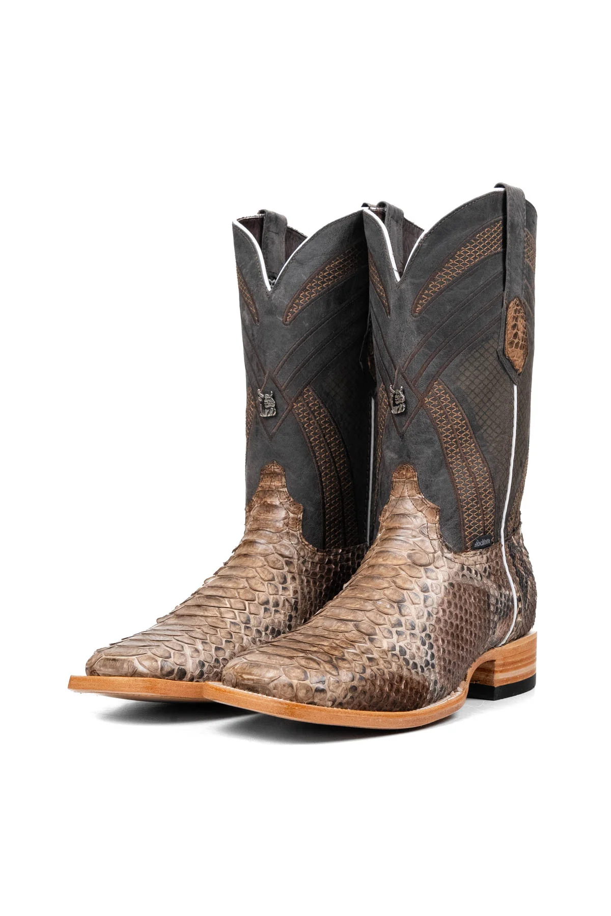 Monroe Python Exotic Square Toe Cowboy Boot - Image 23