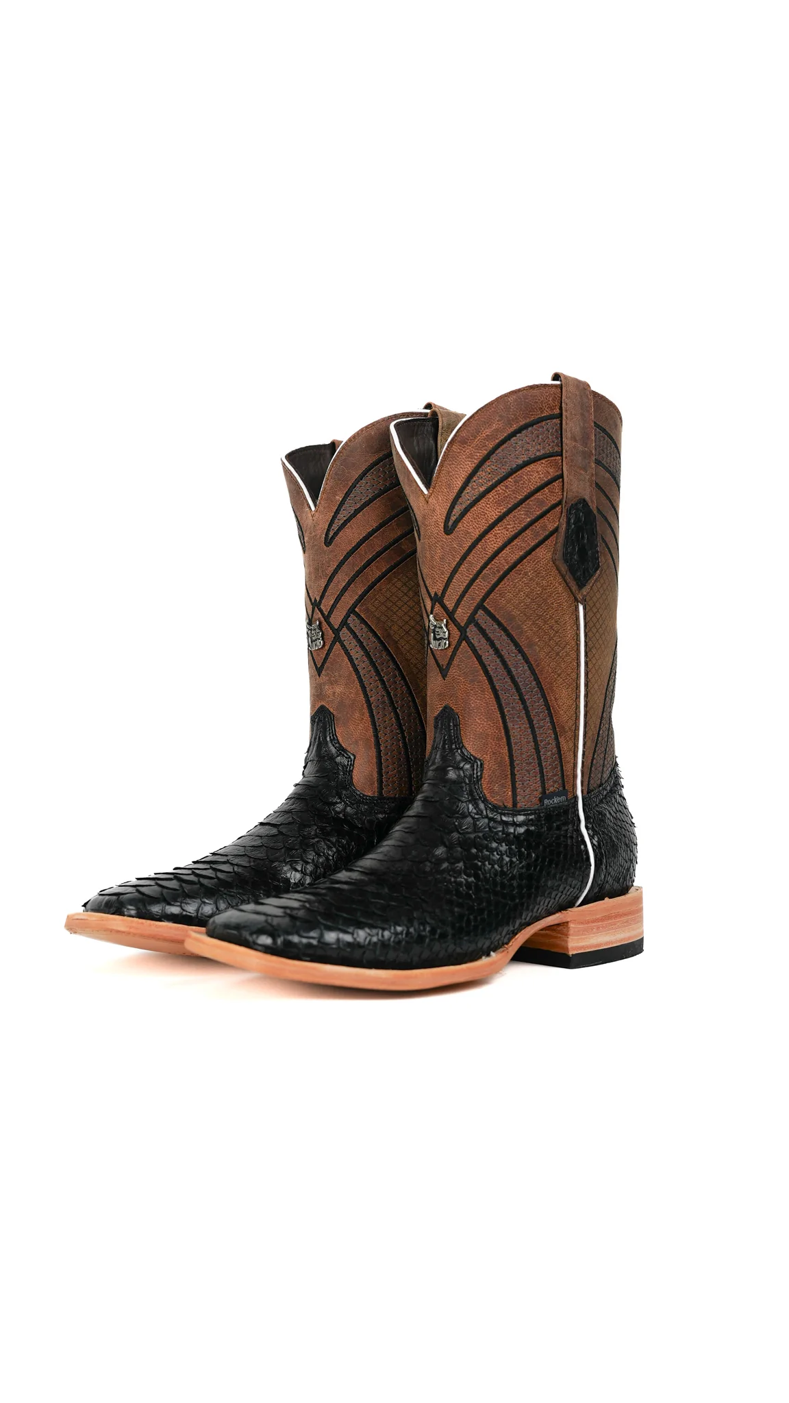 Monroe Python Exotic Square Toe Cowboy Boot - Image 24