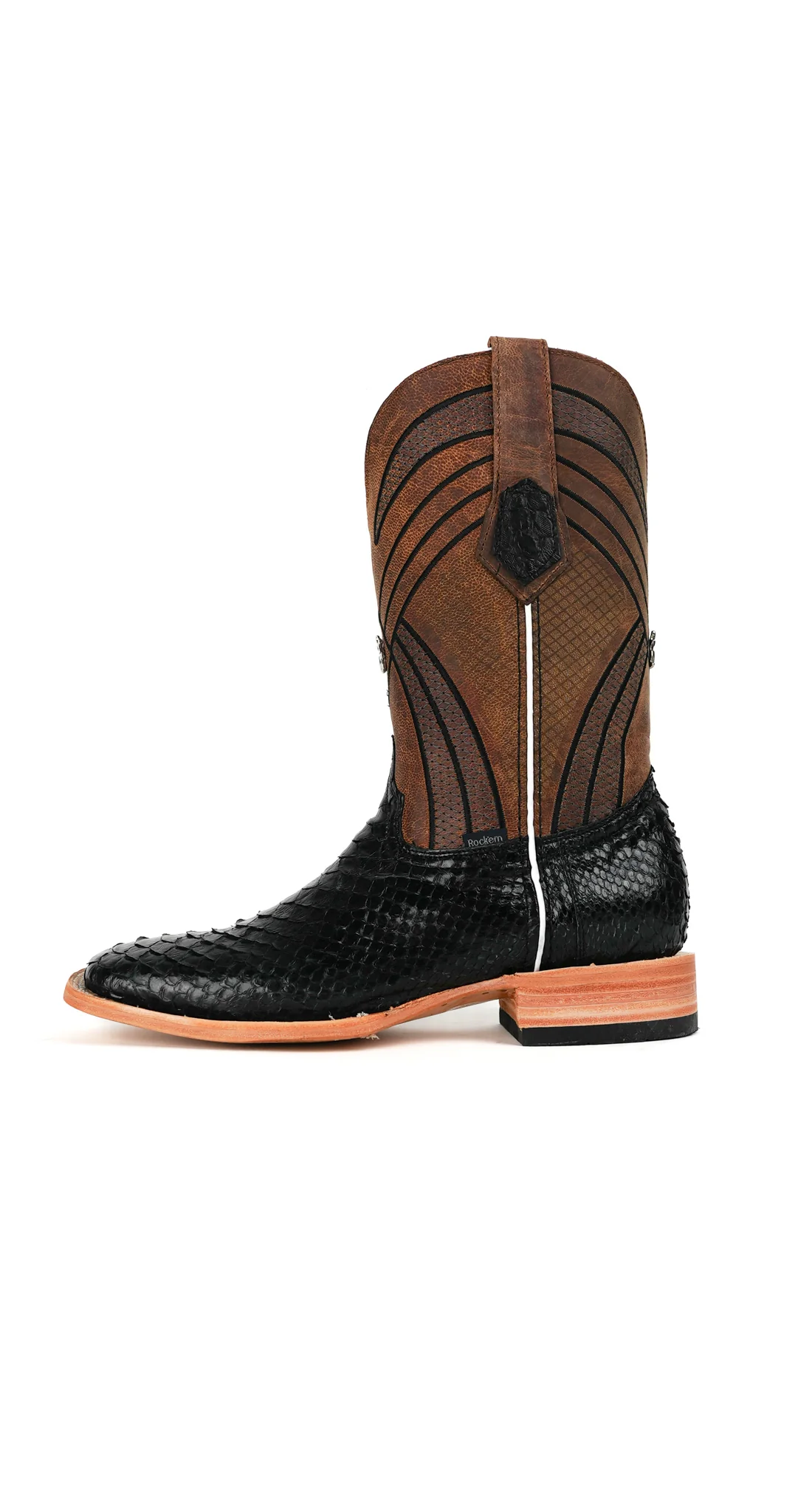 Monroe Python Exotic Square Toe Cowboy Boot - Image 25
