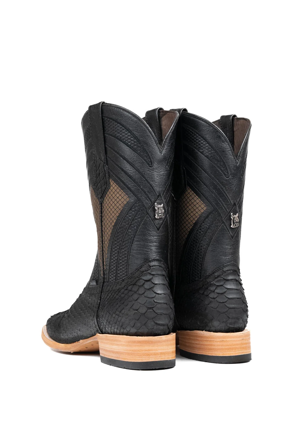 Monroe Python Exotic Square Toe Cowboy Boot - Image 3
