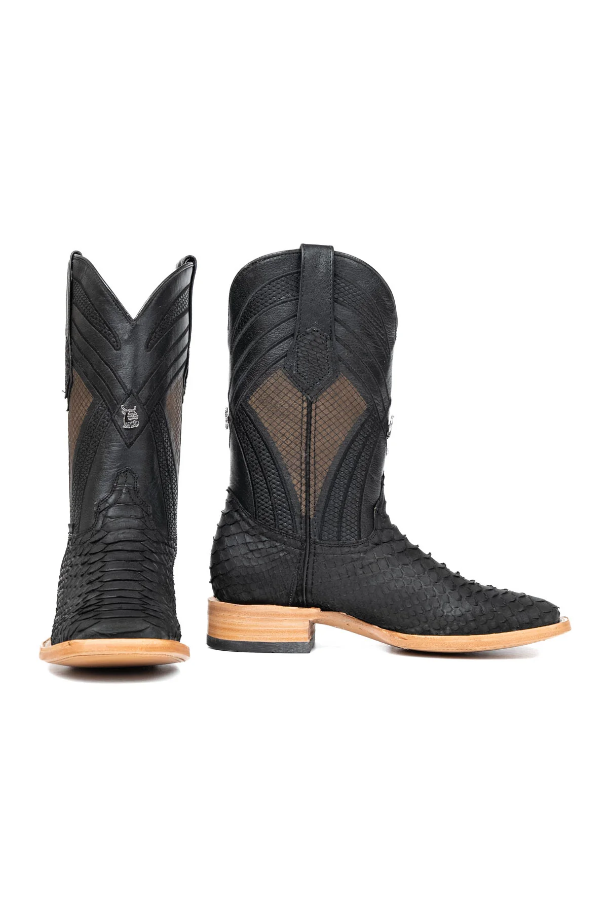 Monroe Python Exotic Square Toe Cowboy Boot - Image 4