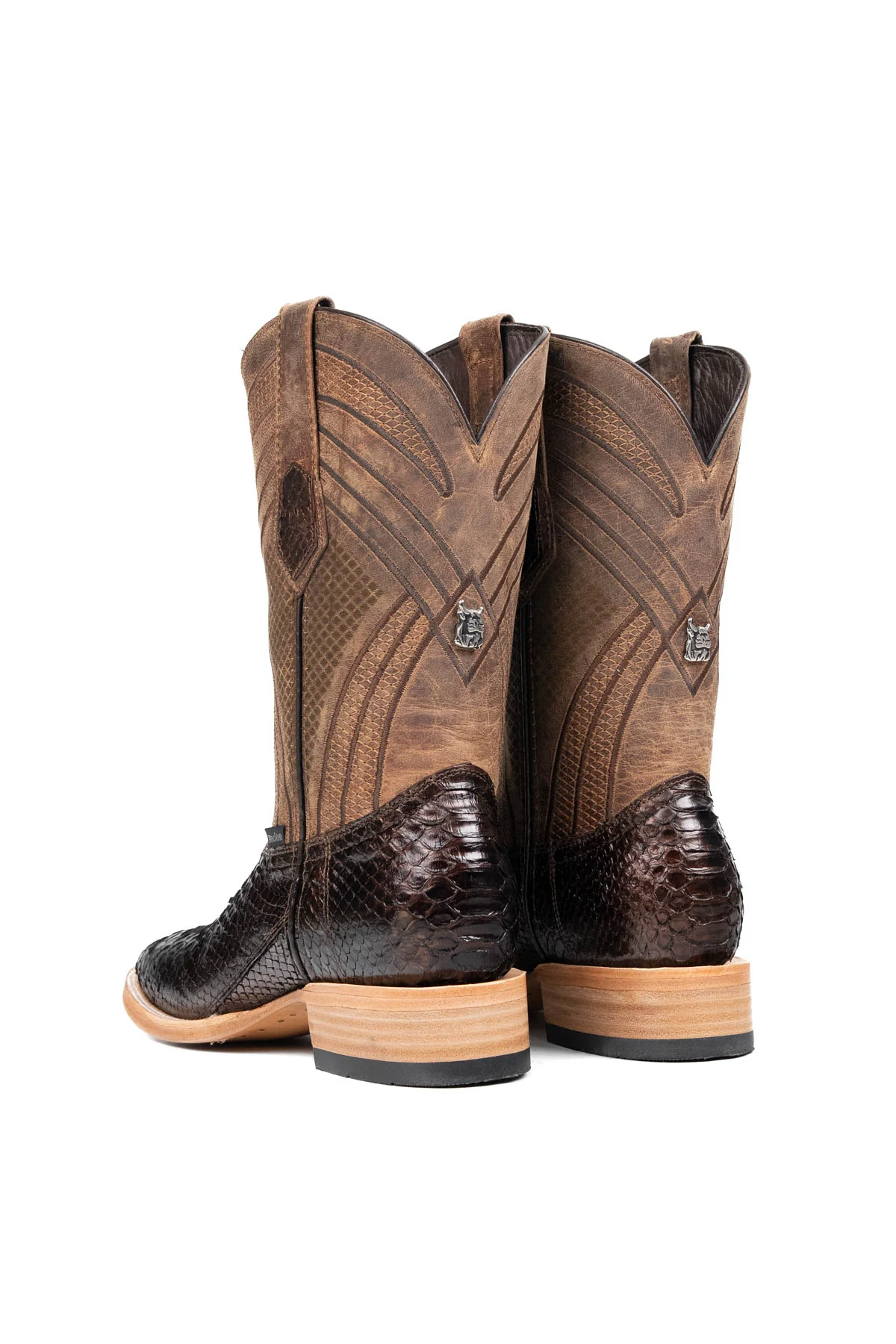 Monroe Python Exotic Square Toe Cowboy Boot - Image 9