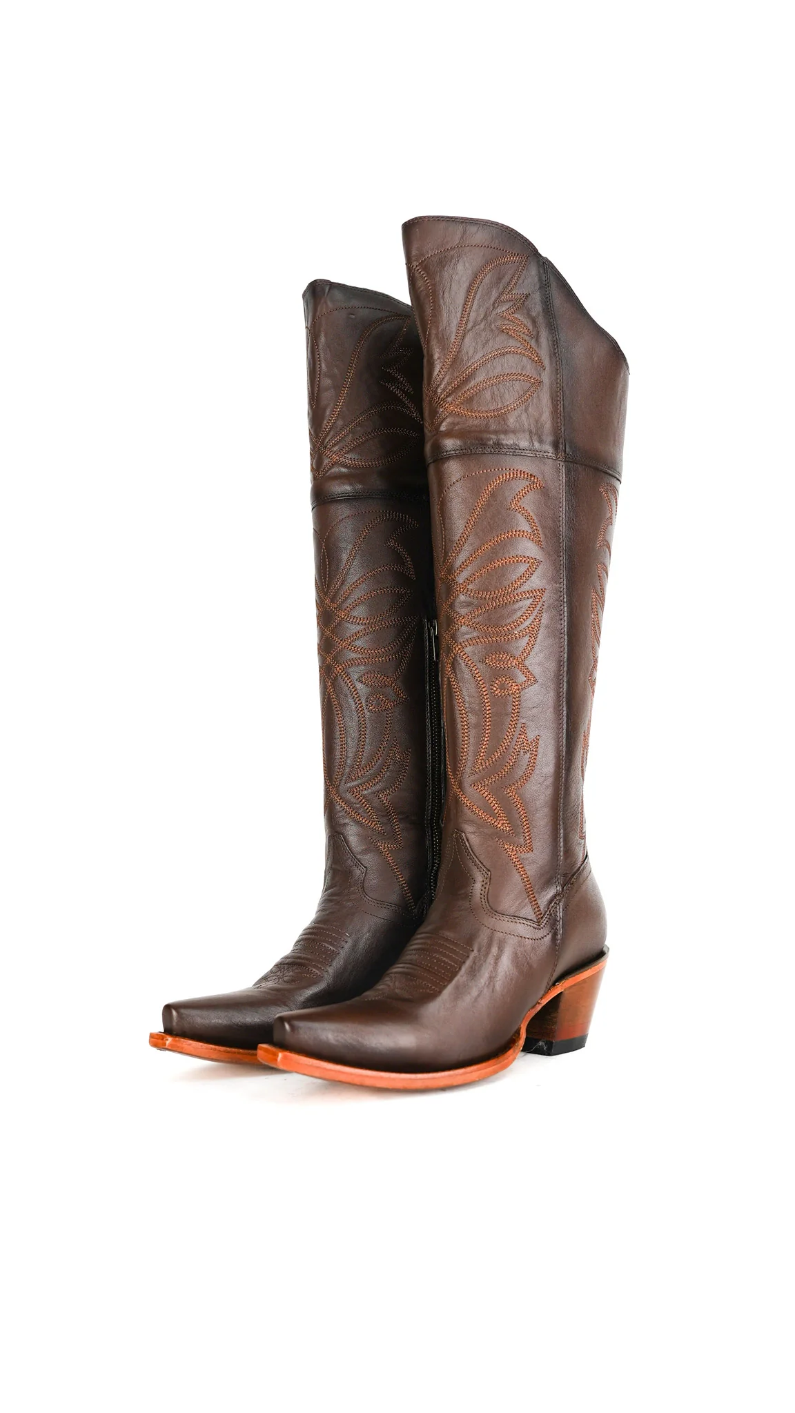 Myriam Knee High Snip Toe Cowgirl Boot - Image 13