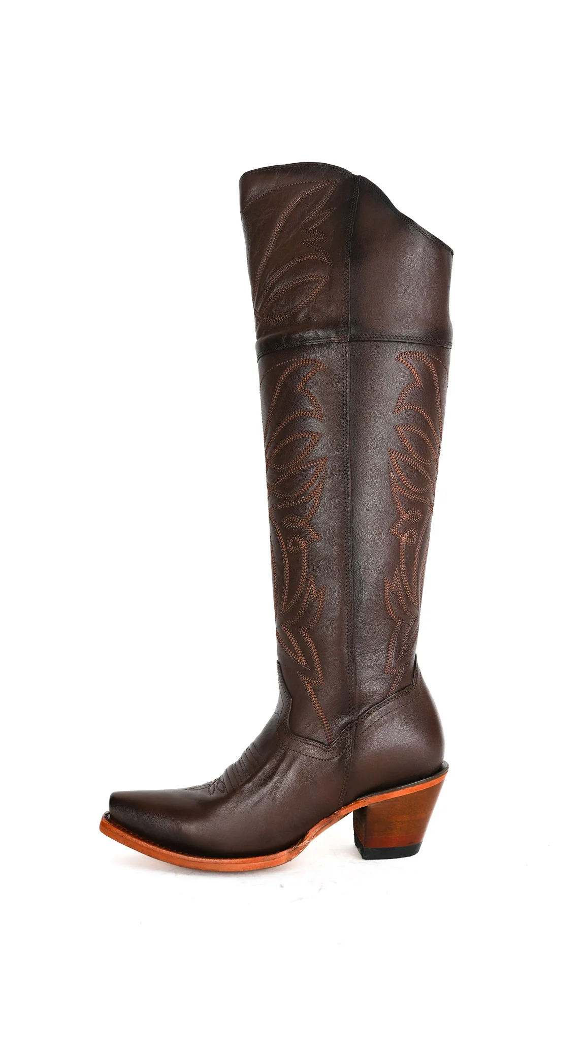 Myriam Knee High Snip Toe Cowgirl Boot - Image 14