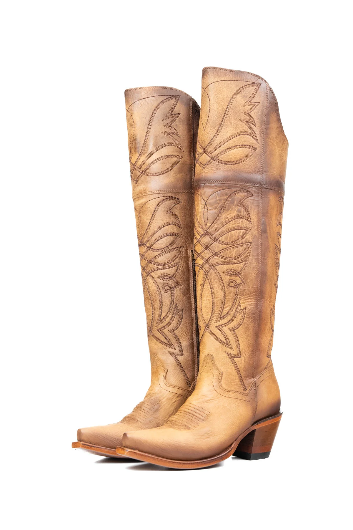 Myriam Knee High Snip Toe Cowgirl Boot - Image 18