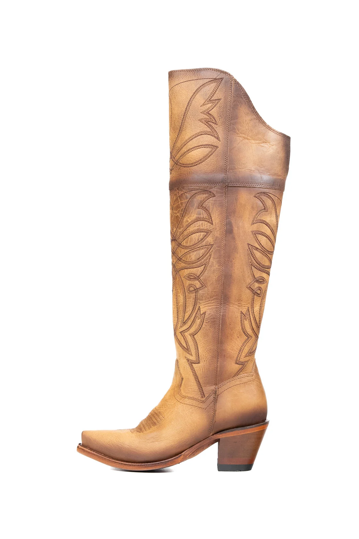 Myriam Knee High Snip Toe Cowgirl Boot - Image 19
