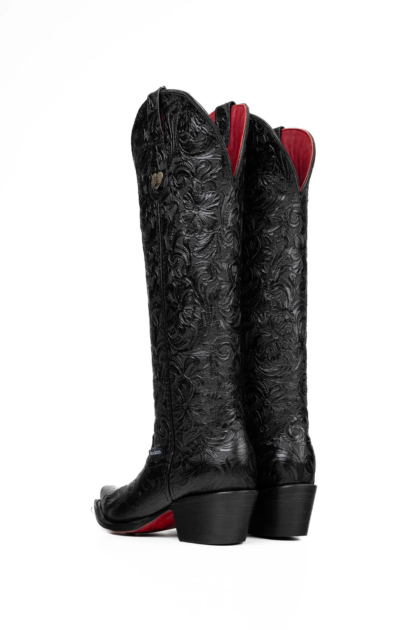 Nancy Tall Red Bottom Snip Toe Cowgirl Boot - Image 4