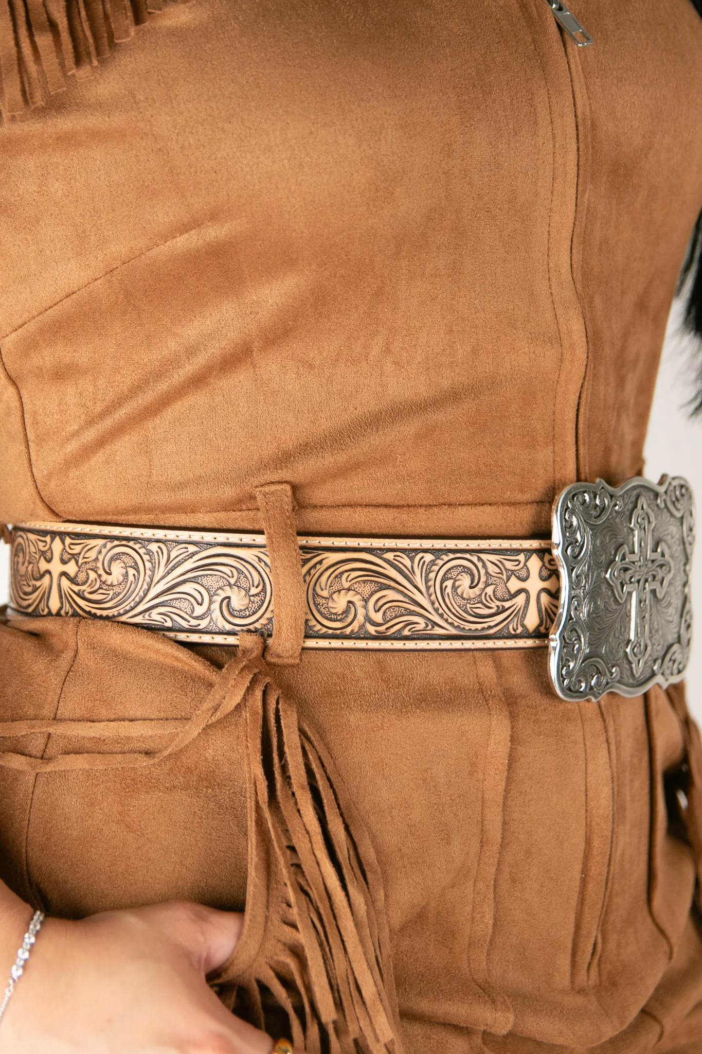 Nocona Cross Buckle Cowgirl Belt - Image 6