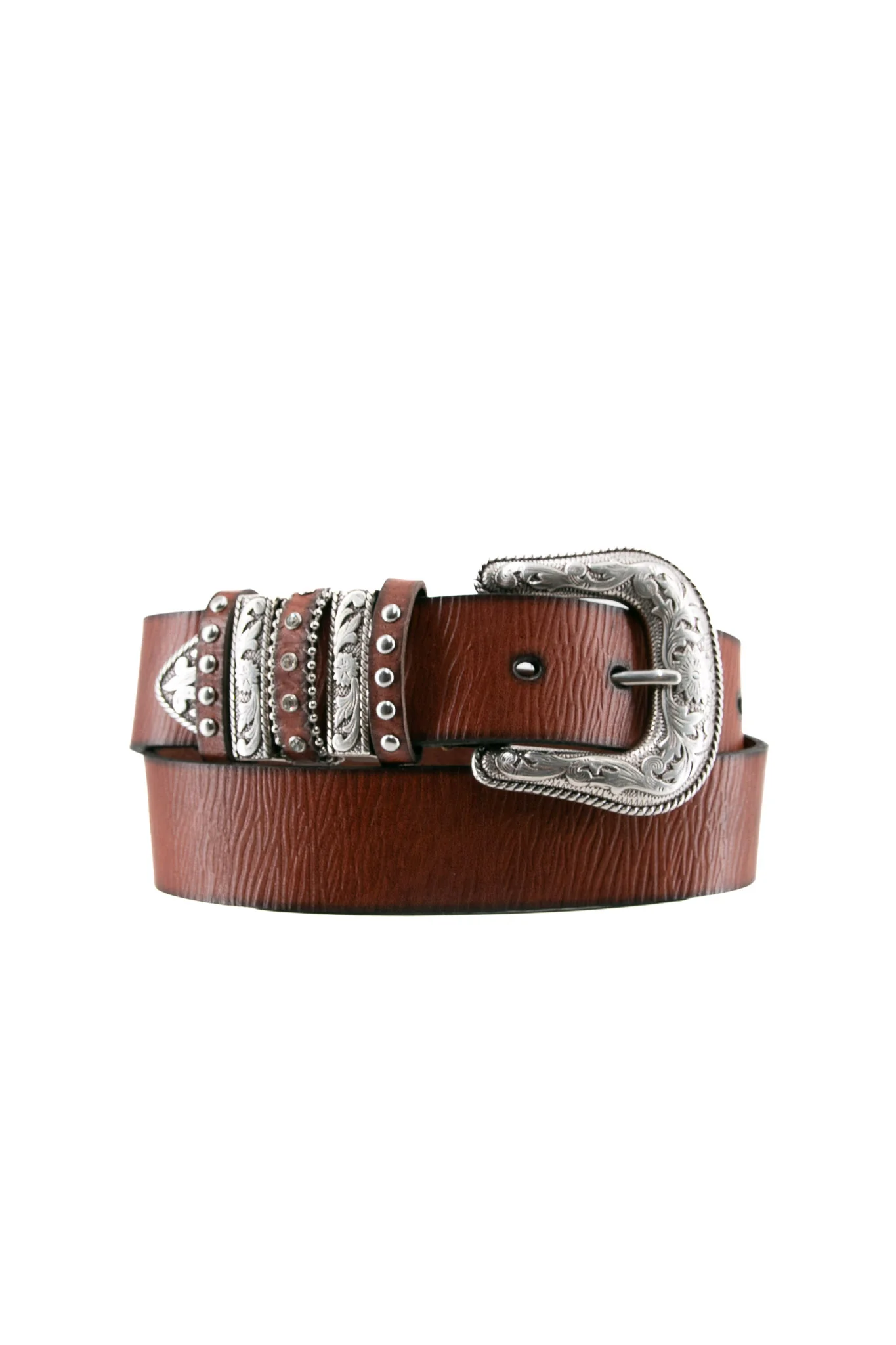 Nocona Embossed Leather Cowgirl Belt - Image 6