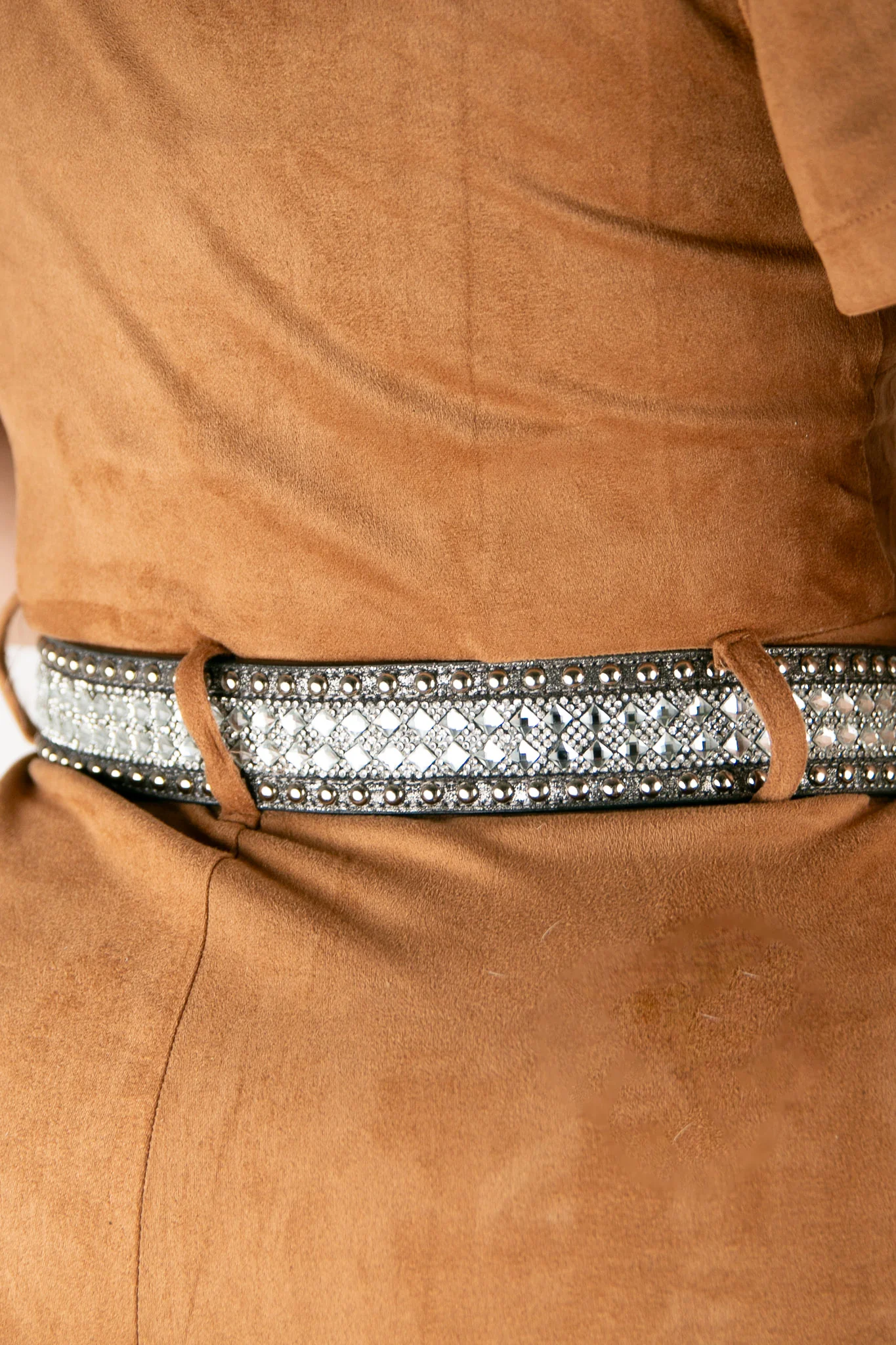 Nocona Studded Bling Cowgirl Belt - Image 5