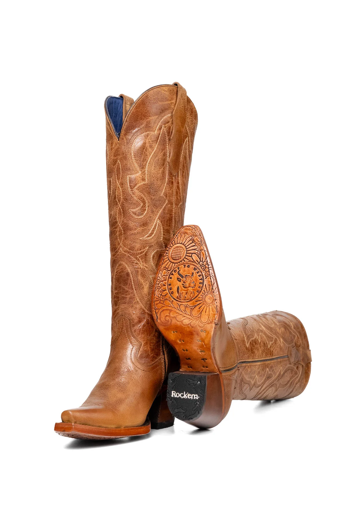 Odette Tall Snip Toe Cowgirl Boot - Image 17
