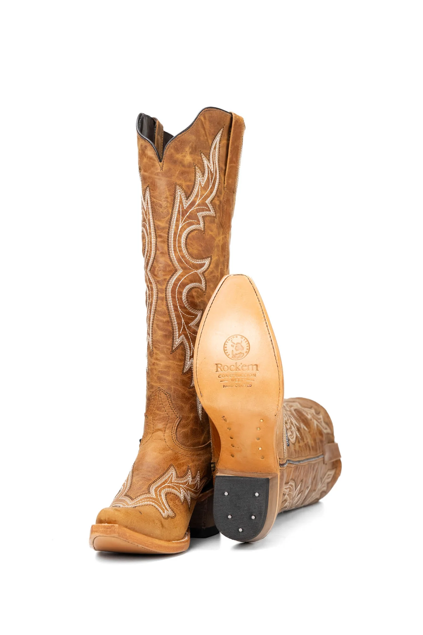 Renata Tall Snip Toe Cowgirl Boot - Image 10
