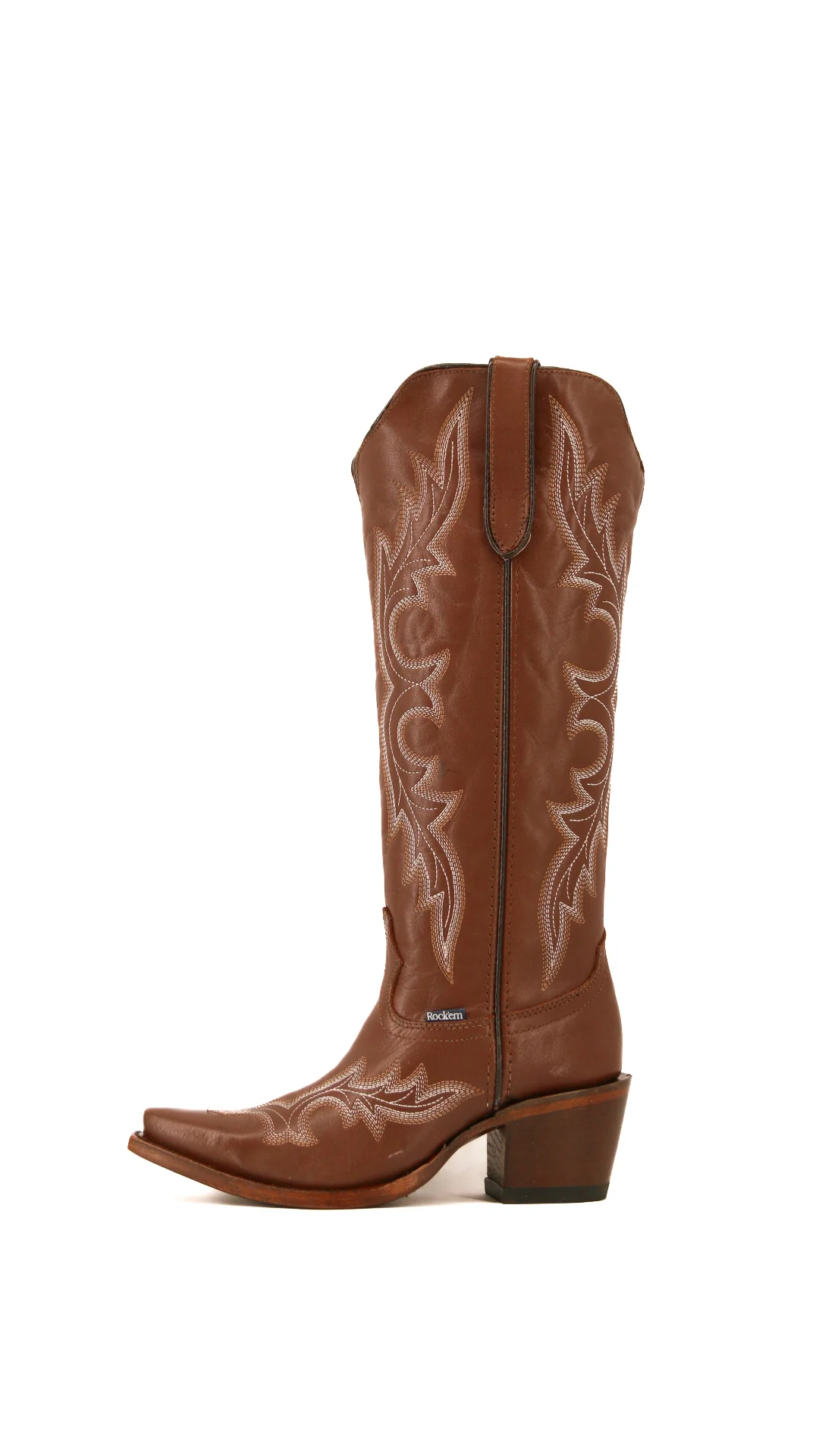Renata Tall Snip Toe Cowgirl Boot - Image 14