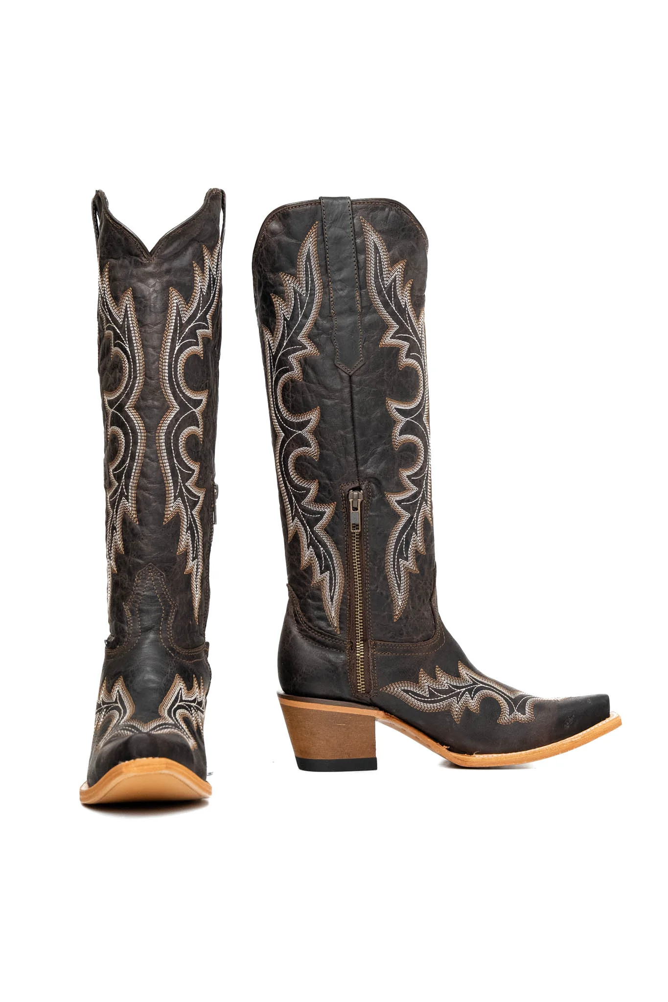 Renata Tall Snip Toe Cowgirl Boot - Image 3