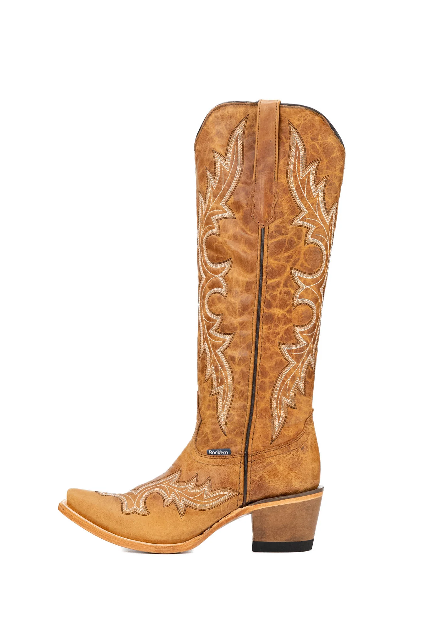 Renata Tall Snip Toe Cowgirl Boot - Image 8