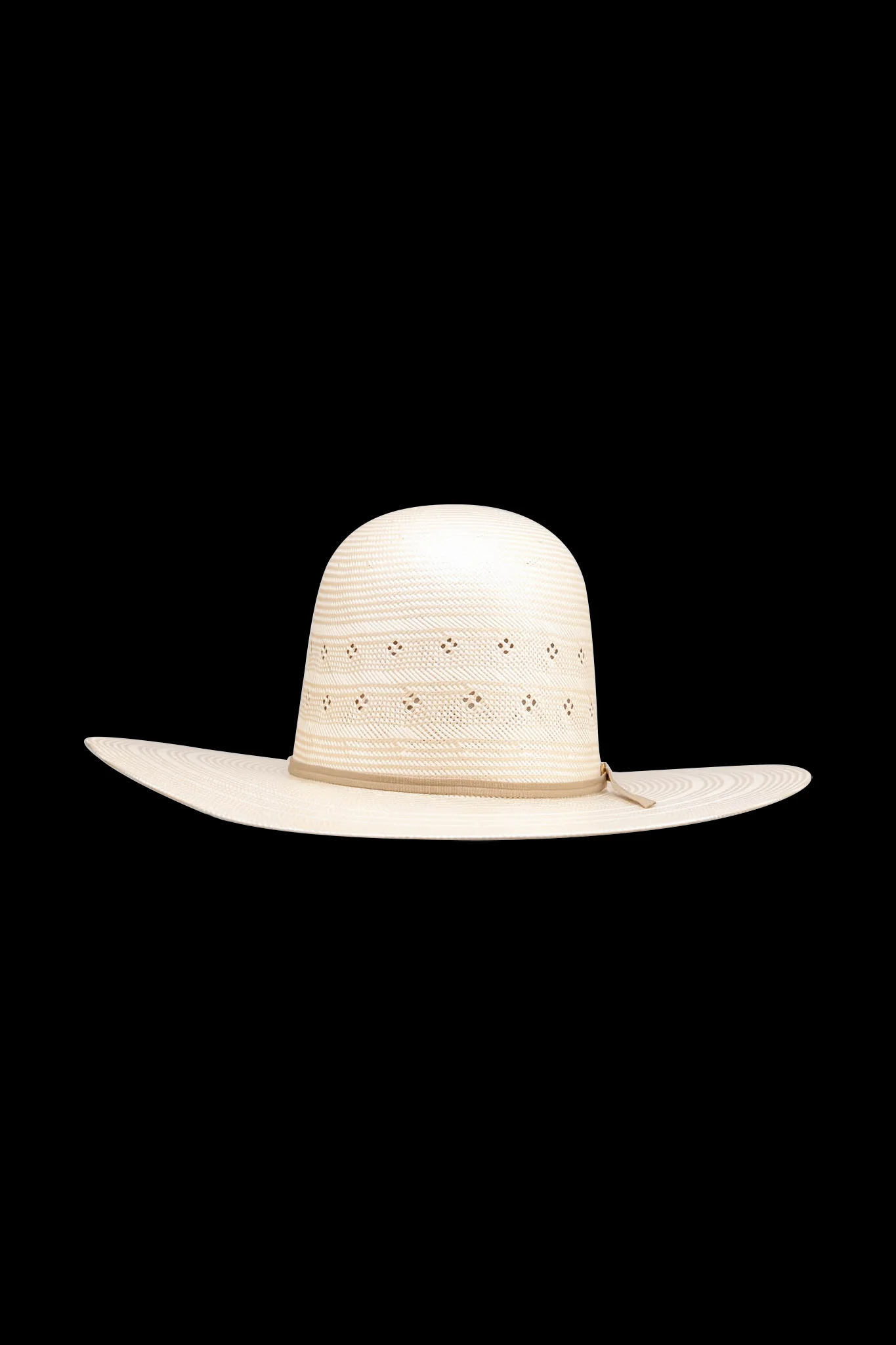 Rock'em 100X Outlaw Open Crown Straw Hat - Image 3