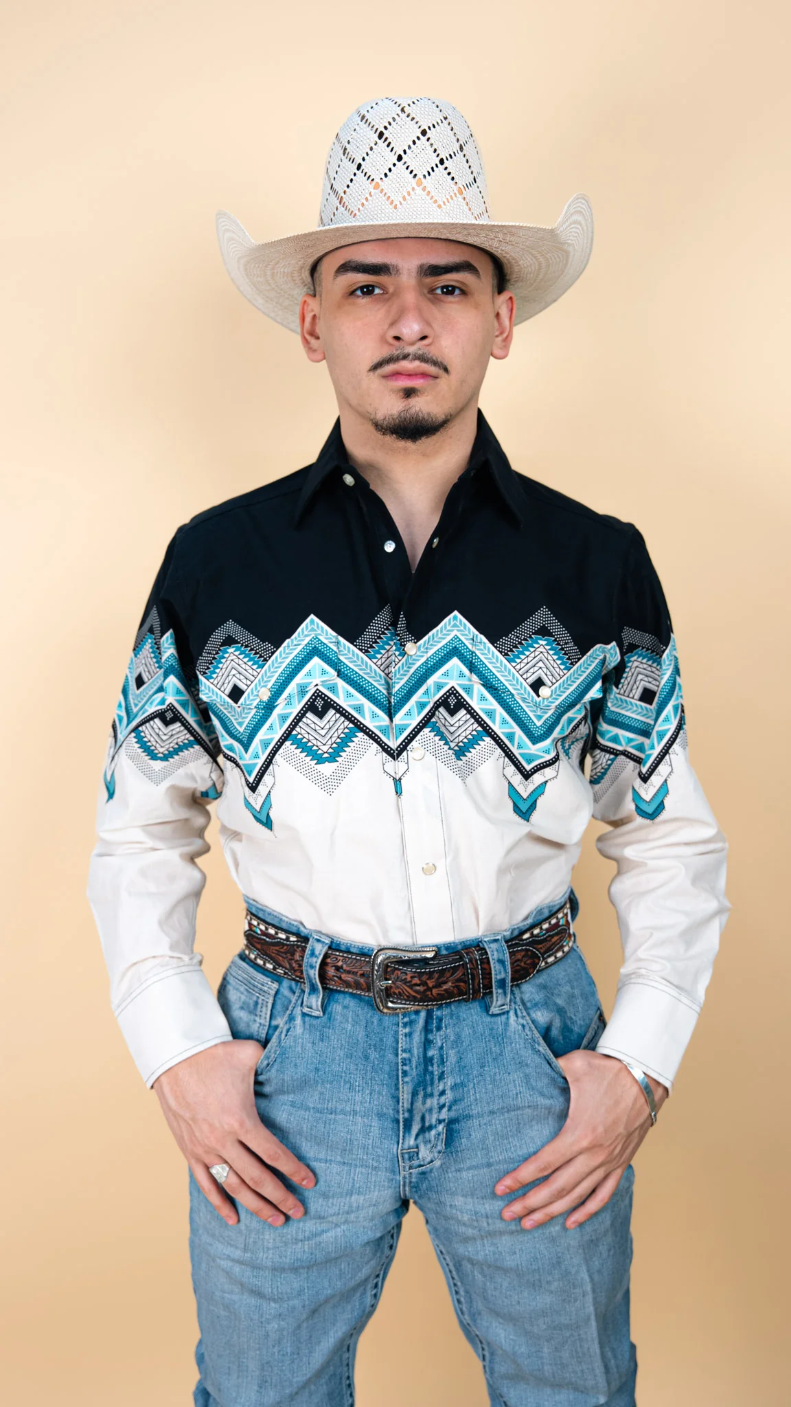 Panhandle Long Sleeve Mosby Pearl Snap