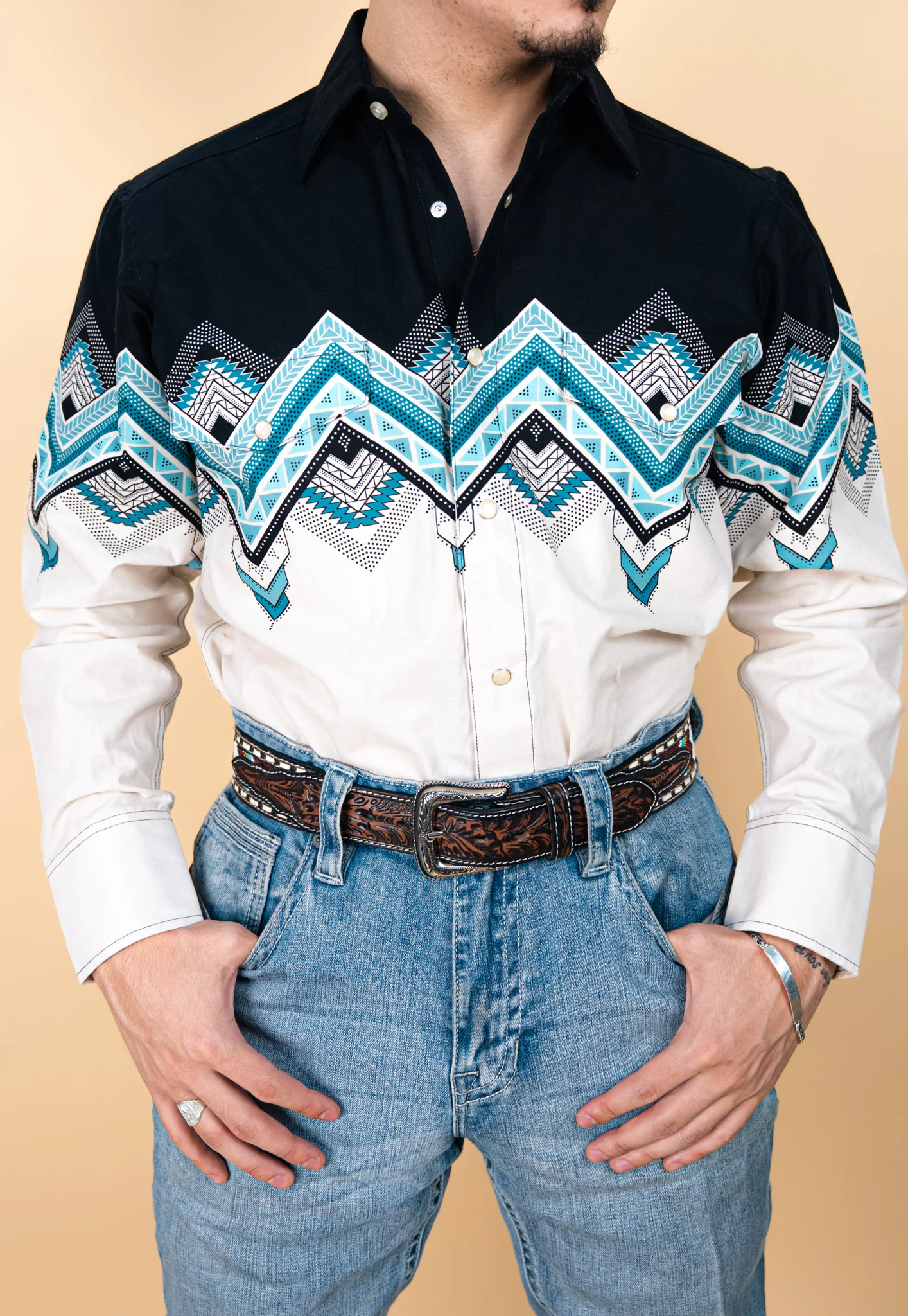 Panhandle Long Sleeve Mosby Pearl Snap - Image 2