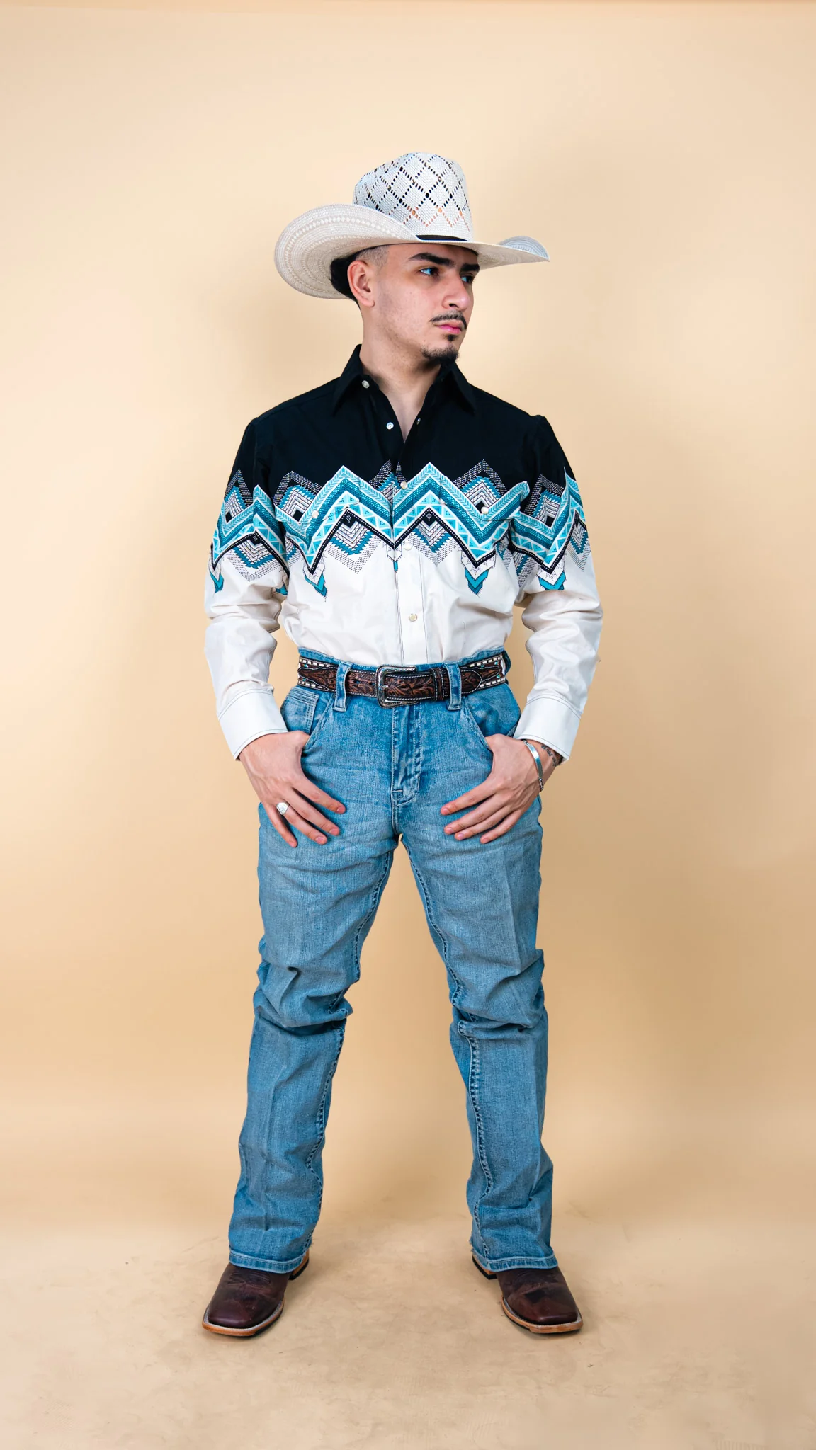 Panhandle Long Sleeve Mosby Pearl Snap - Image 4