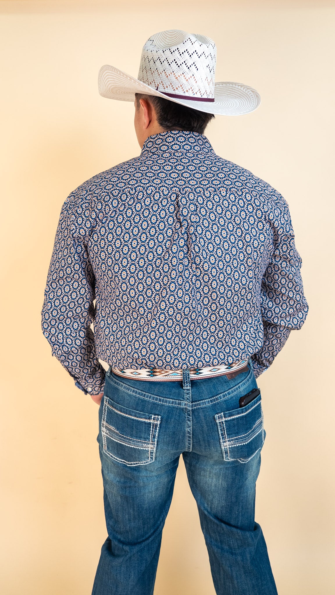 Panhandle Mike Pearl Long Sleeve Snap Shirt - Image 4
