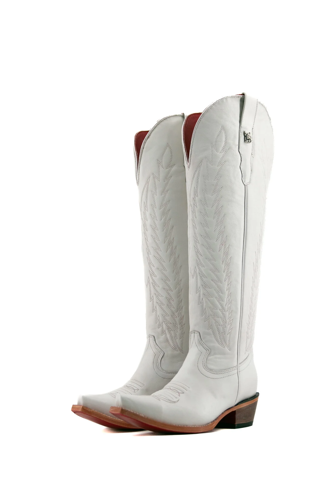 Valentina Tall Red Bottom Snip Toe Cowgirl Boot - Image 21
