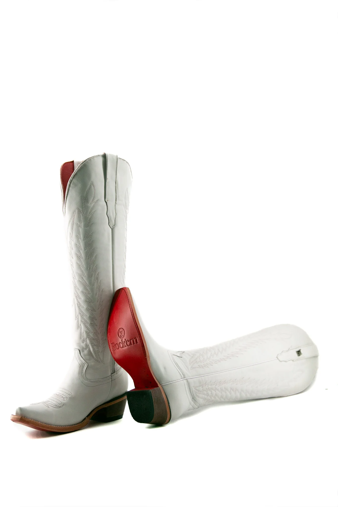 Valentina Tall Red Bottom Snip Toe Cowgirl Boot - Image 24
