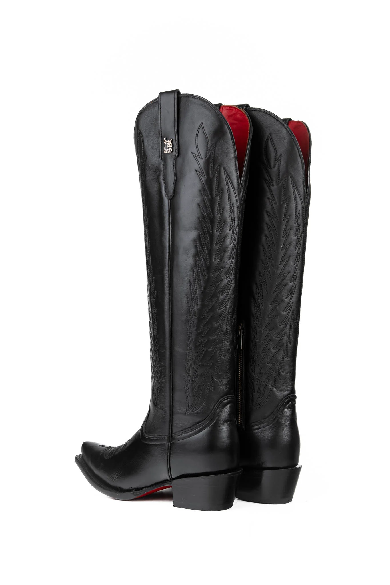 Valentina Tall Red Bottom Snip Toe Cowgirl Boot - Image 5