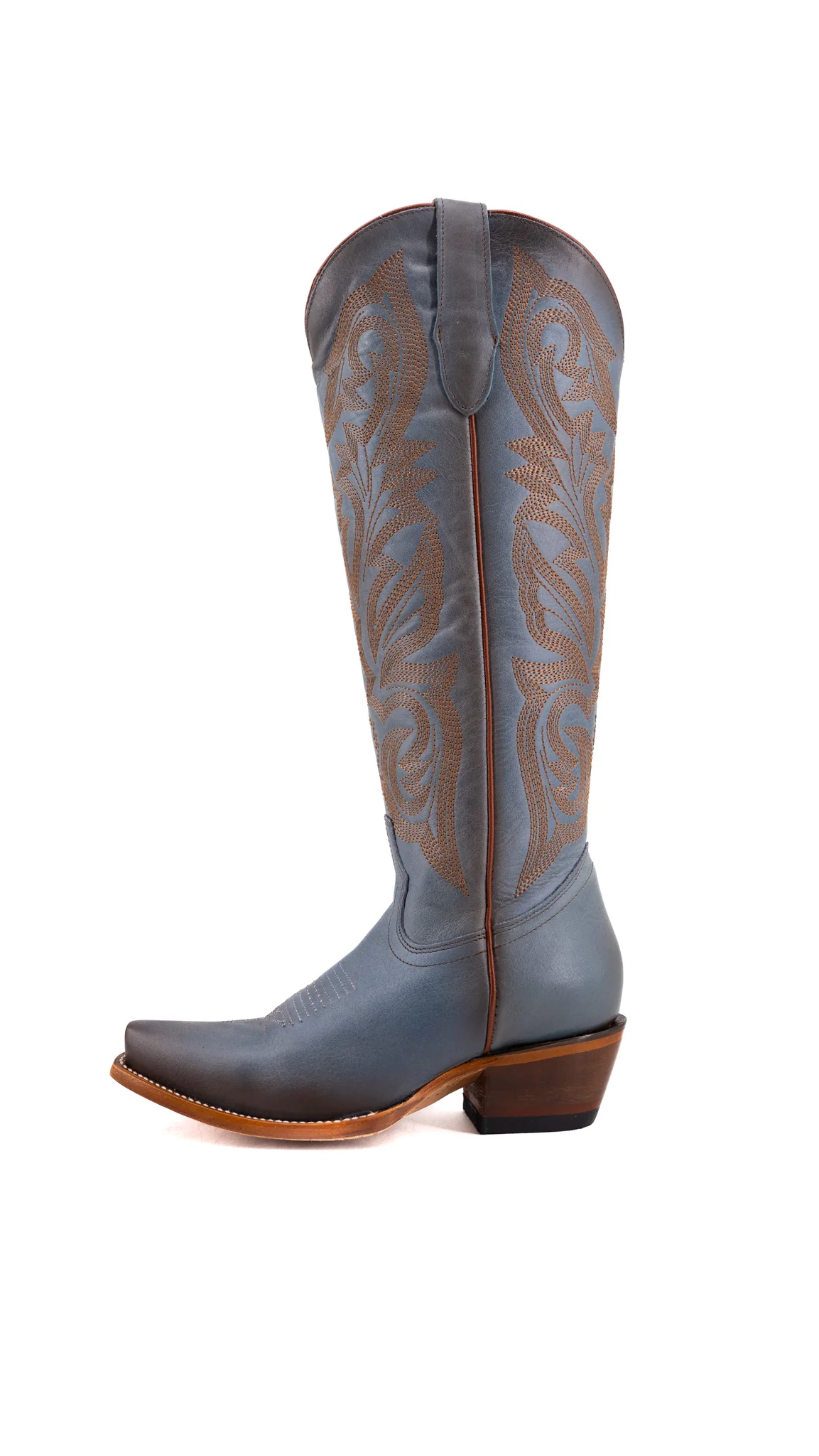 Perla Tall Snip Toe Cowgirl Boot - Image 2